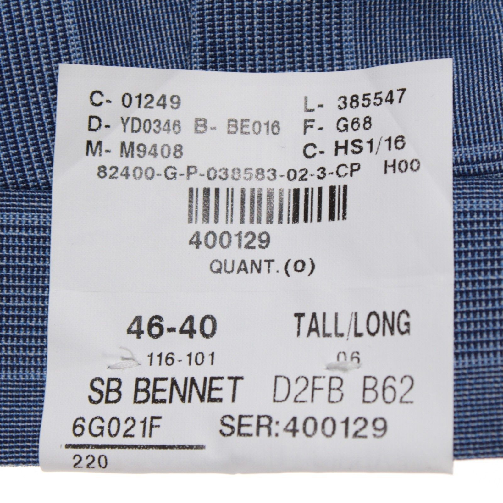 Samuelsohn Samuelsohn New with tags Dress Pants Size 40 US In Blue Size US 40 / EU 56 - 6 Thumbnail