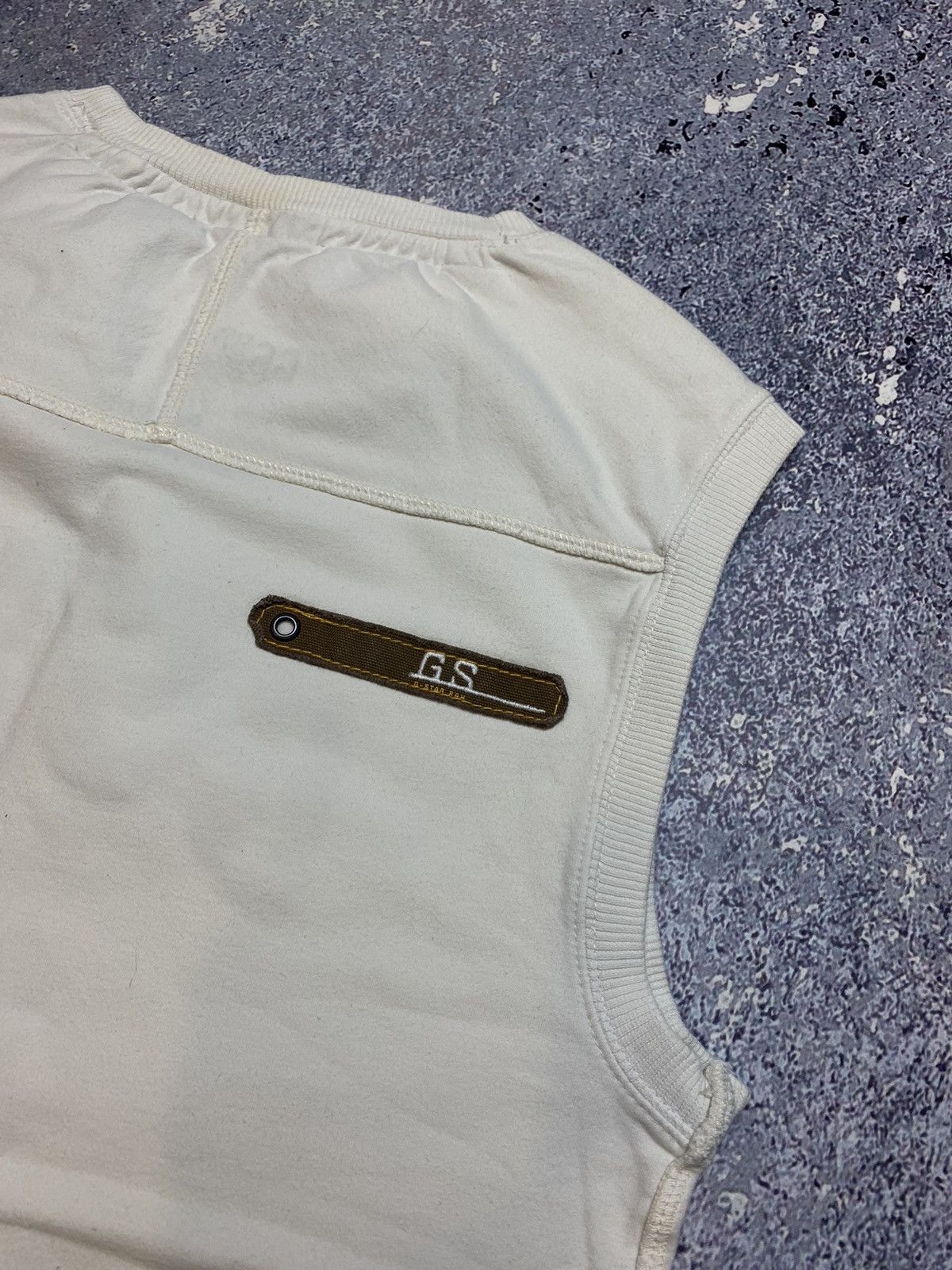 G-Star × Vintage 💥AVANT-GARDE G-STAR RAW WHITE SLEEVELESS TANK TOP Size US S / EU 44-46 / 1 - 11 Thumbnail