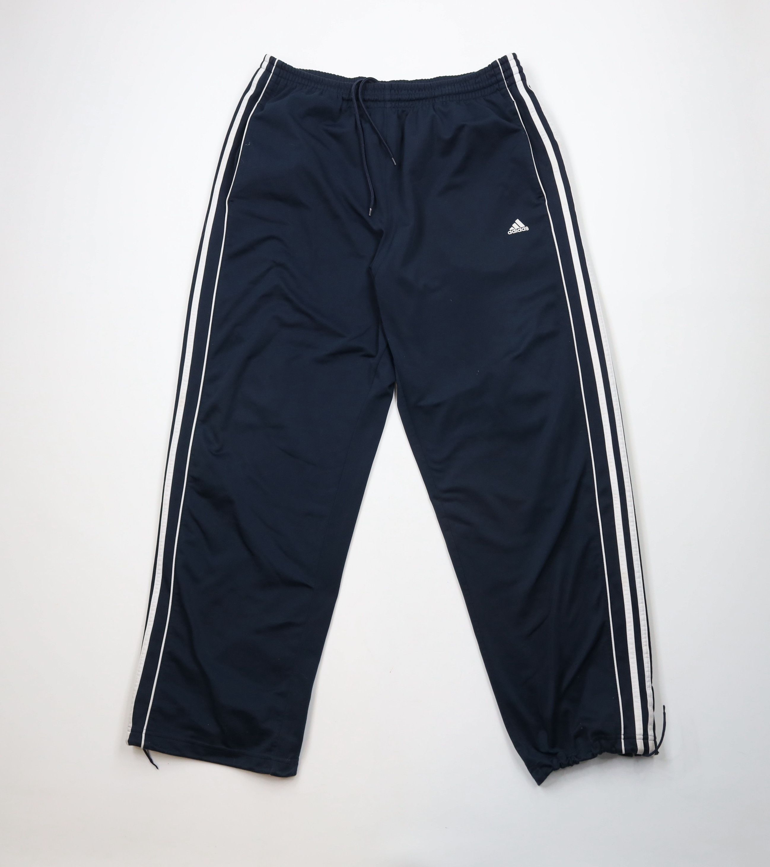 Adidas × Vintage Vintage Y2K Adidas Spell Striped Wide Leg Sweatpants Blue Size US 38 / EU 54 - 1 Thumbnail