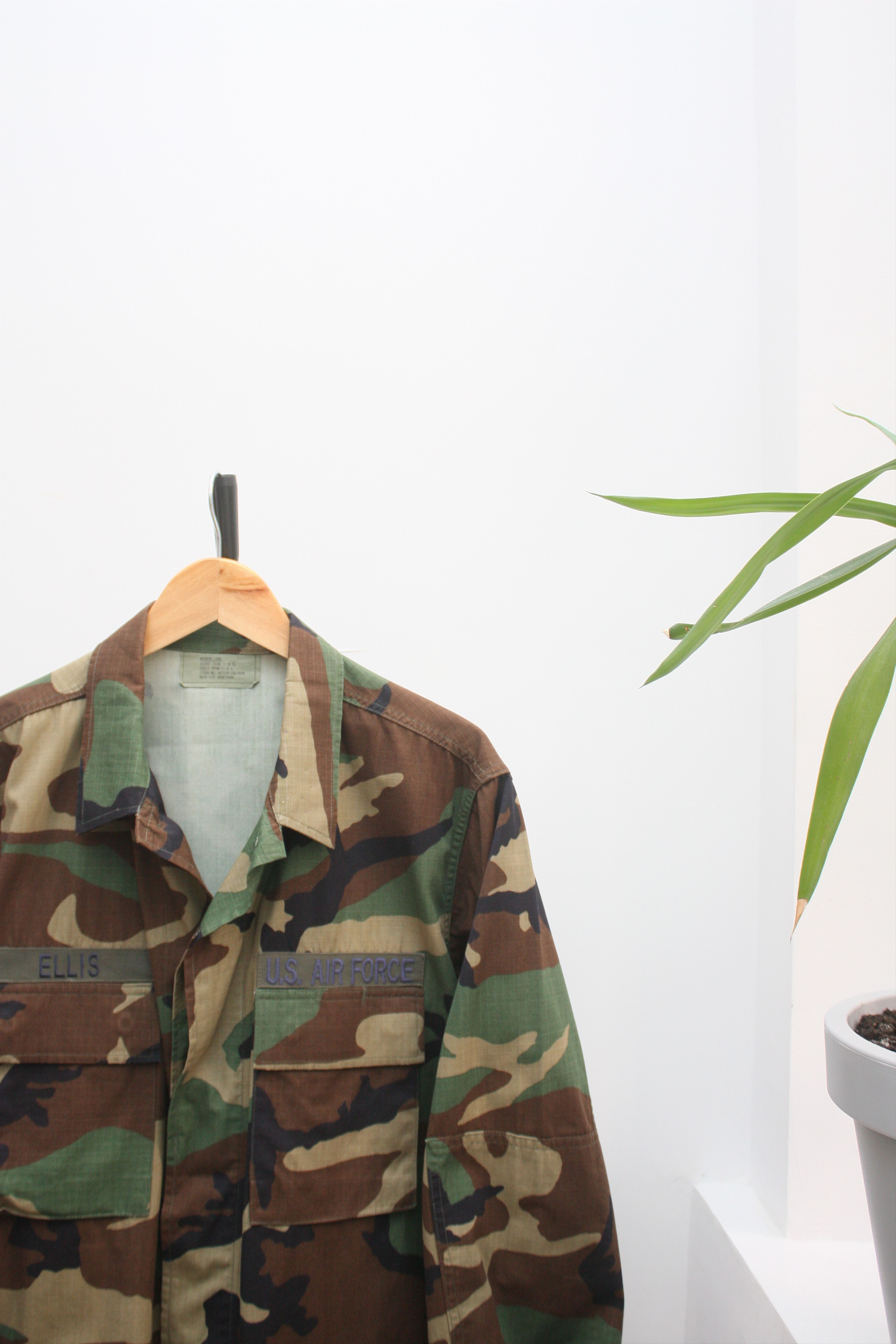 Vintage U.S. Air Force Vintage Army Woodland Jacket Medium Long Size US M / EU 48-50 / 2 - 1 Thumbnail