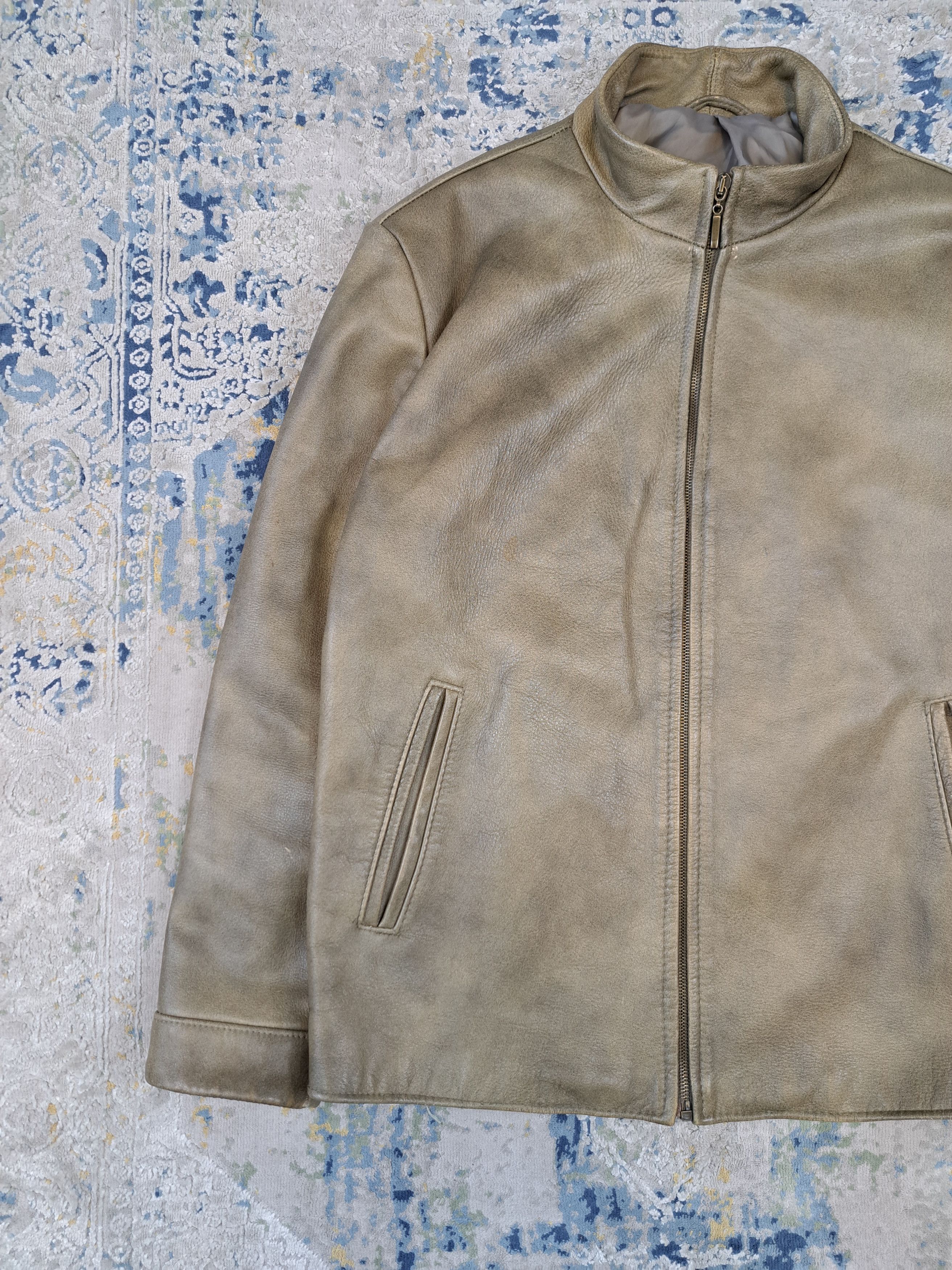 Genuine Leather Vintage Archive Leather Jacket Cafe Racer Old Money Size US L / EU 52-54 / 3 - 4 Thumbnail