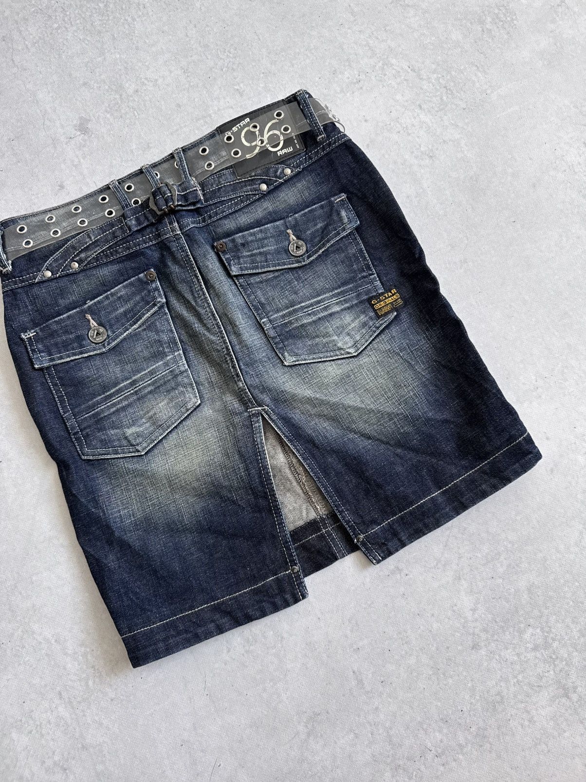 G-Star Vintage G-Star Raw 96 Y2K Denim Regular Women Archive Skirt Size 26" / US 2 / IT 38 - 14 Thumbnail