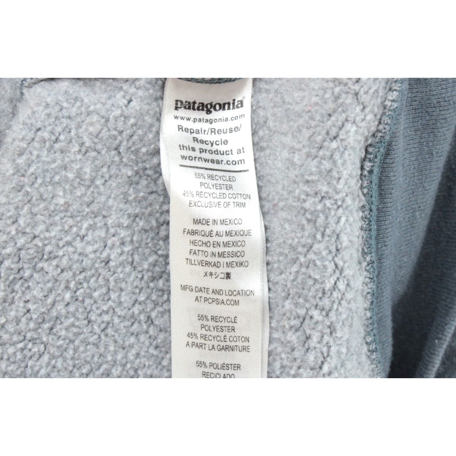Patagonia Patagonia Sweatshirt Women's L Uprisal Crew Gray Graphic Logo Outdoor Hiking Warm Size L / US 10 / IT 46 - 4 Thumbnail