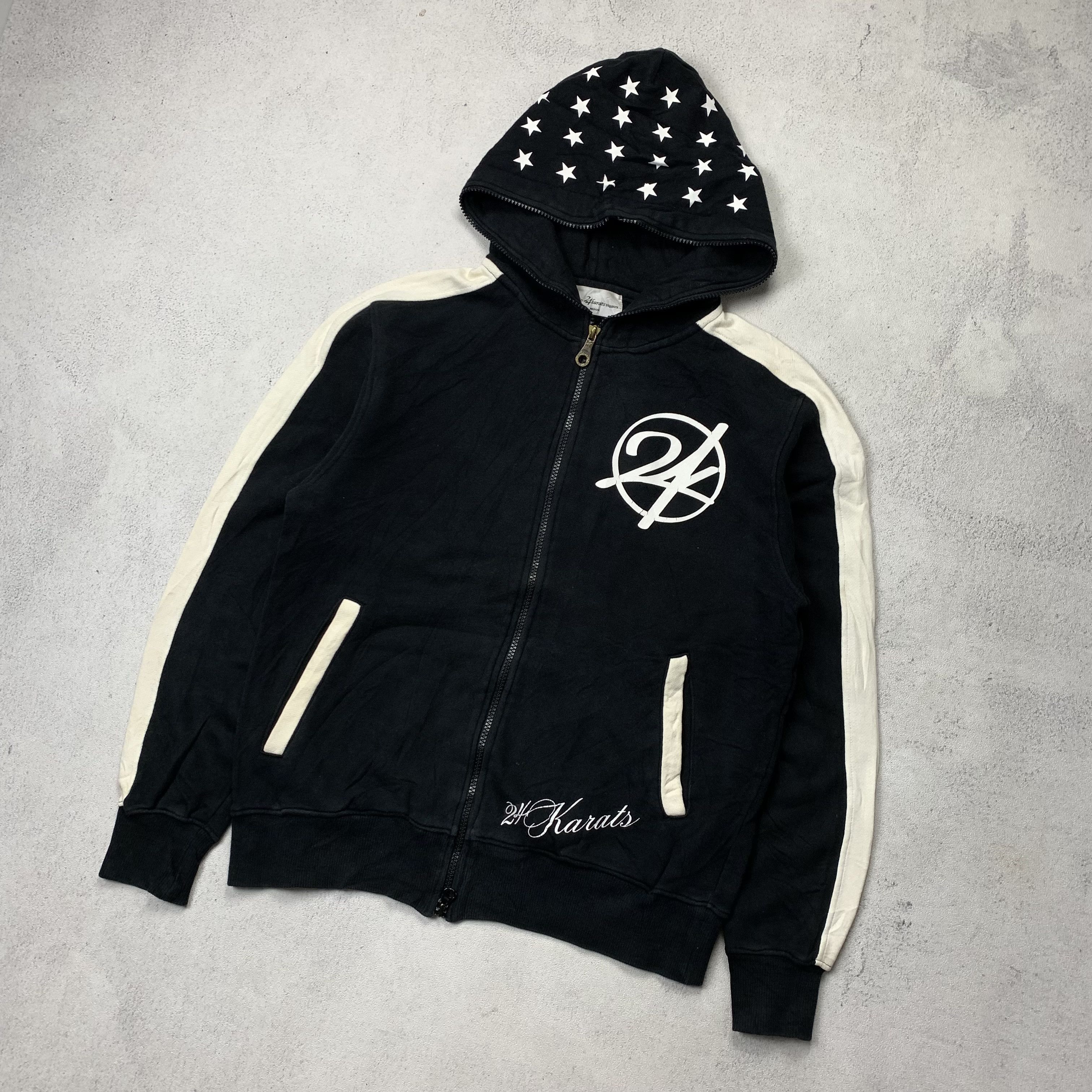 Japanese Brand 24karats Zip Up Hoodie Size US S / EU 44-46 / 1 - 5 Thumbnail