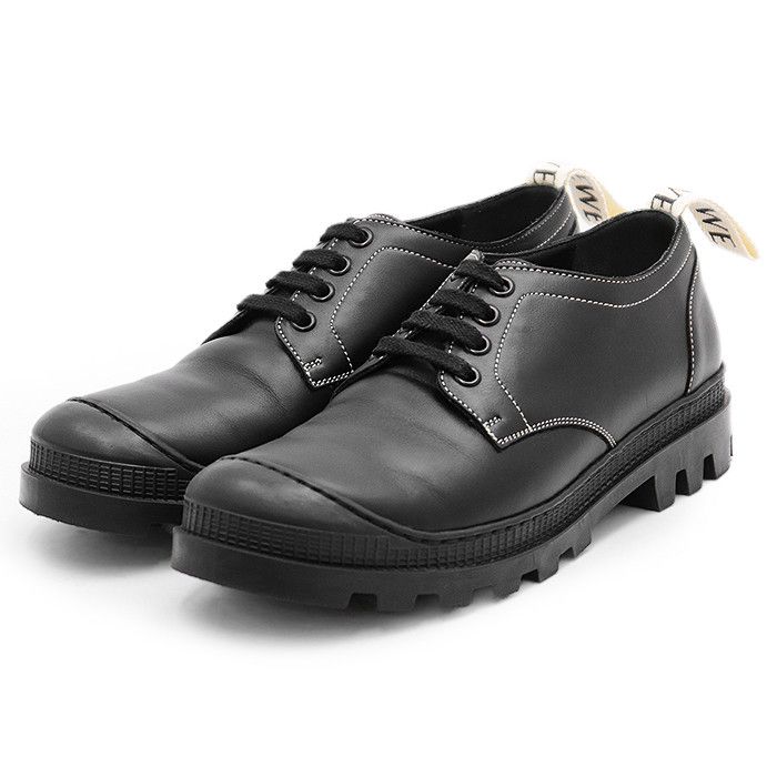 Loewe Loewe Loewe Signature Logo Leather Trekking Boots Leather Shoes 58 21 03 Size ONE SIZE - 1 Thumbnail