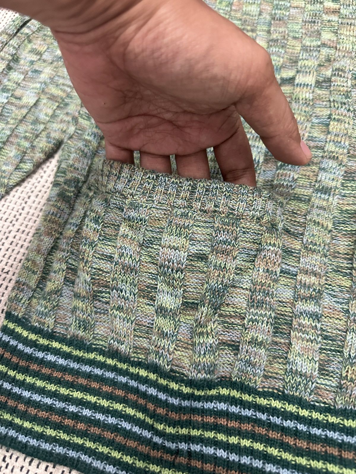 Missoni × Vintage Vintage Missoni 90s Zipped Retro Sweater Jumper Size US XL / EU 56 / 4 - 6 Thumbnail