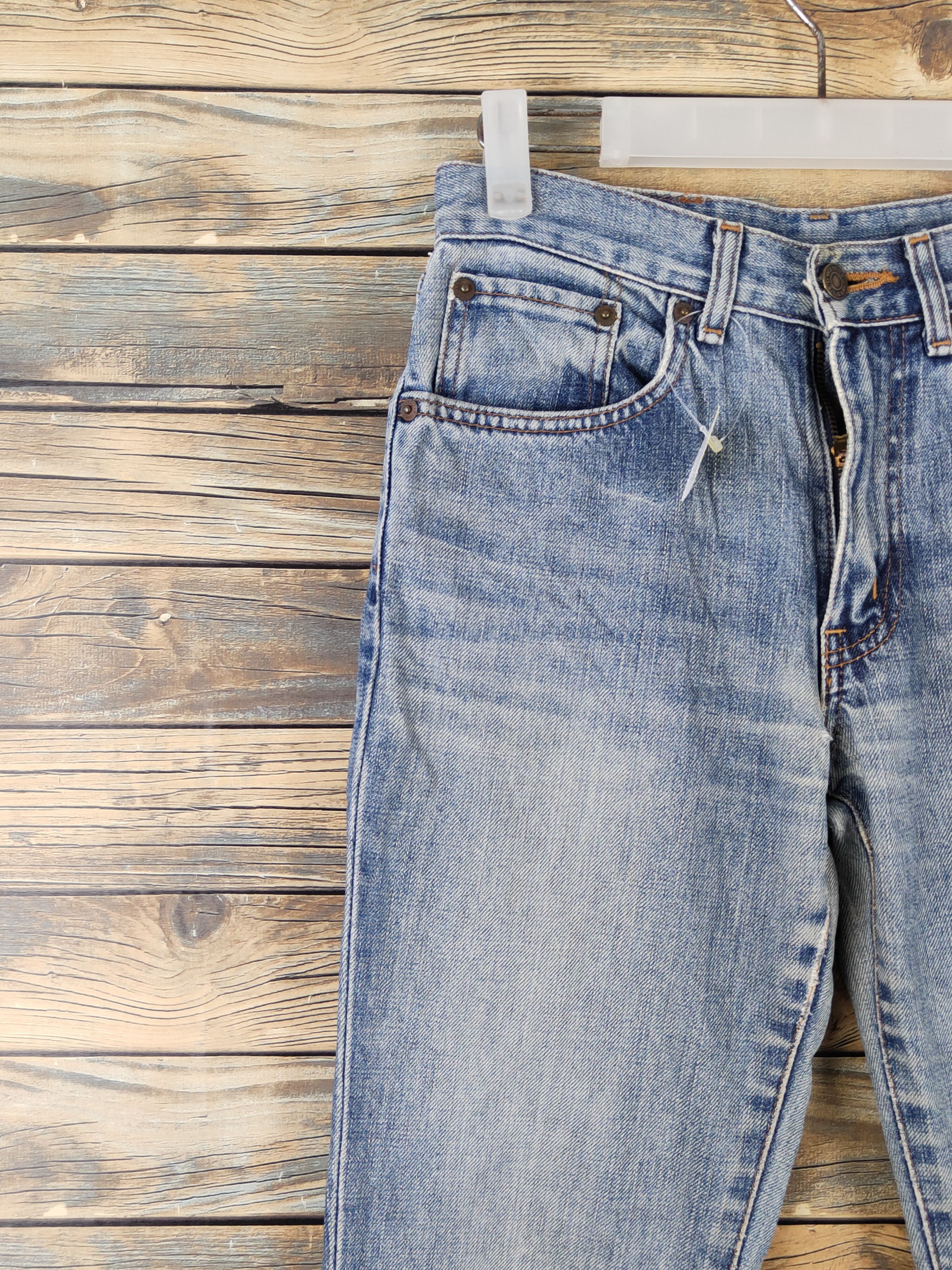 Edwin Edwin Blue Distressed Ripped denim Jeans #W1907 Size US 28 / EU 44 - 3 Thumbnail