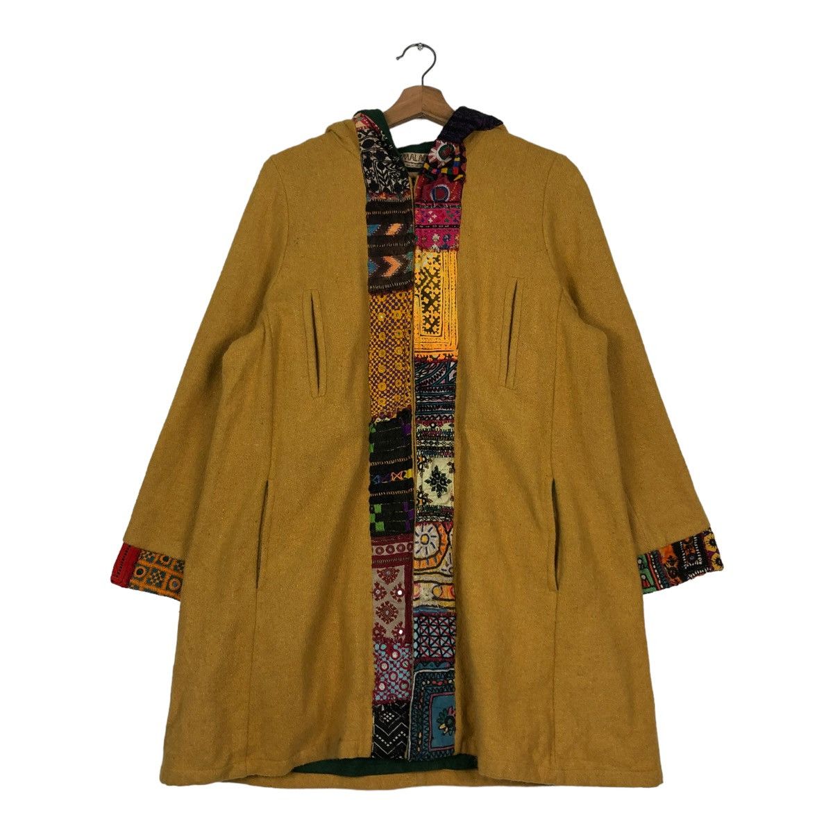 Japanese Brand 🔥VINTAGE TRADITIONAL JACKET NAVAJO NATIVE MALAIKA KAPITAL Size US M / EU 48-50 / 2 - 12 Thumbnail