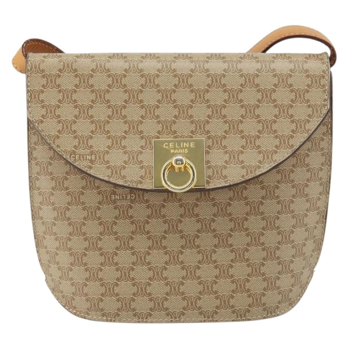 Celine Celine Vintage Macadam Shoulder Bag Canvas Size ONE SIZE - 1 Thumbnail