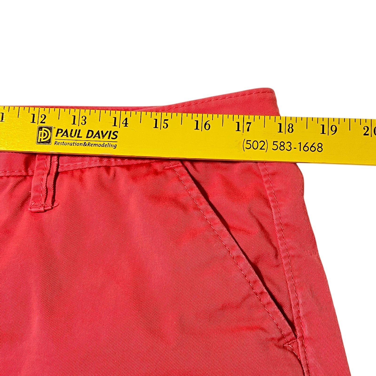 Old Navy Old Navy Women Shorts Size 12 Coral Peach Low Rise w/Cuffs I Size 36" / US 14 / IT 50 - 9 Thumbnail