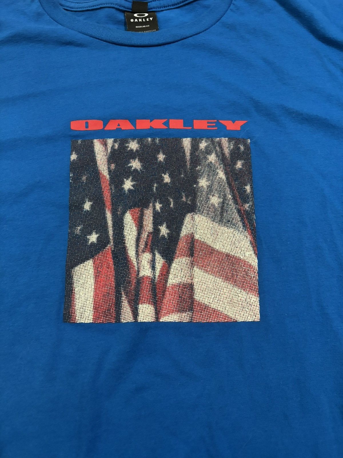 Oakley Oakley blue American flag tee Size US XL / EU 56 / 4 - 2 Thumbnail