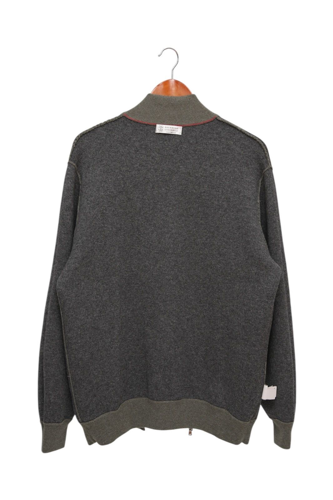 Brunello Cucinelli Brunello Cucinelli Zip Up Cashmere Knit Jacket Bomber Size US L / EU 52-54 / 3 - 3 Thumbnail
