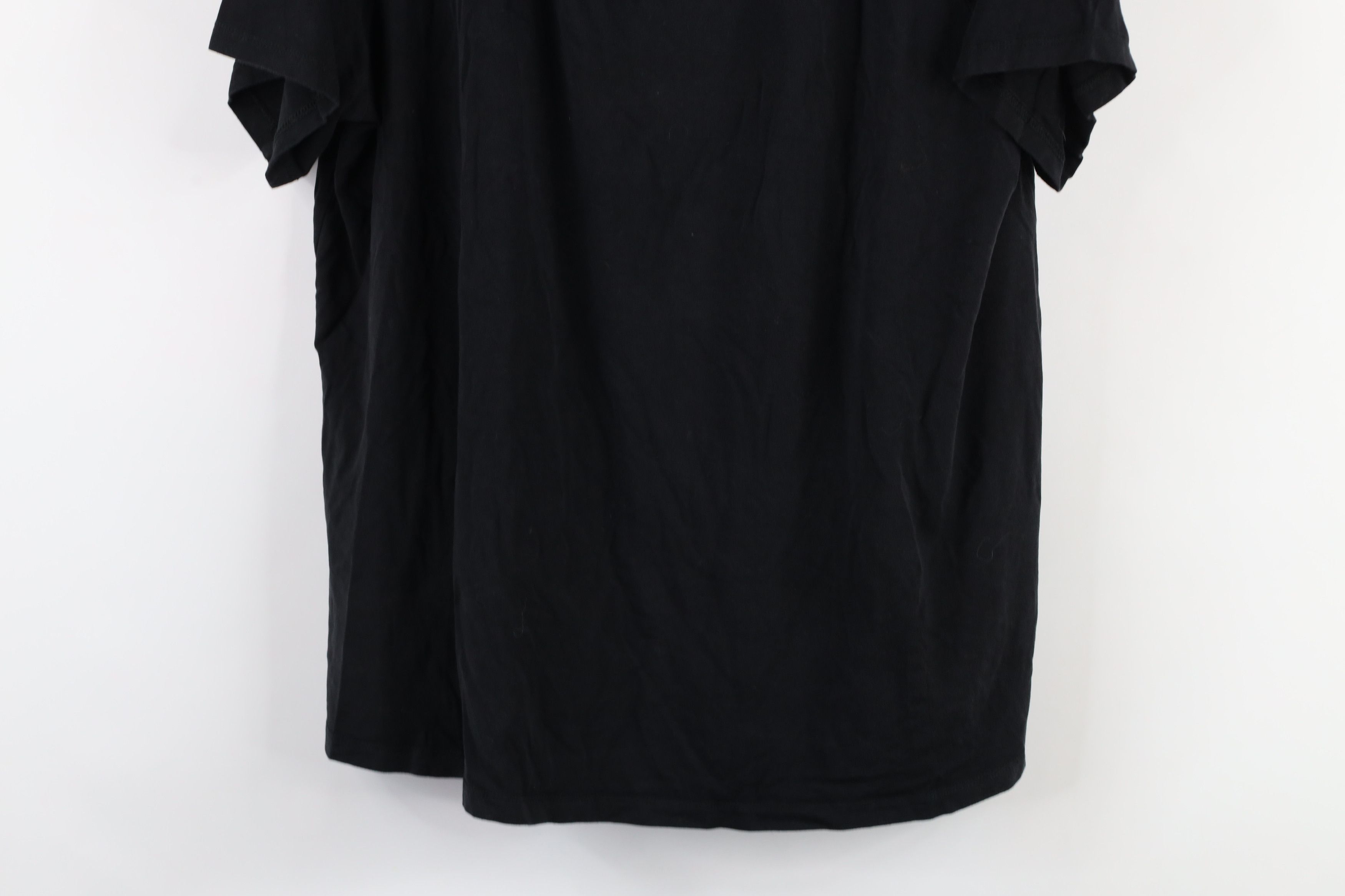 Eileen Fisher × Vintage Eileen Fisher Blank Stretch Knit Short Sleeve T-Shirt Black Size L / US 10 / IT 46 - 3 Thumbnail