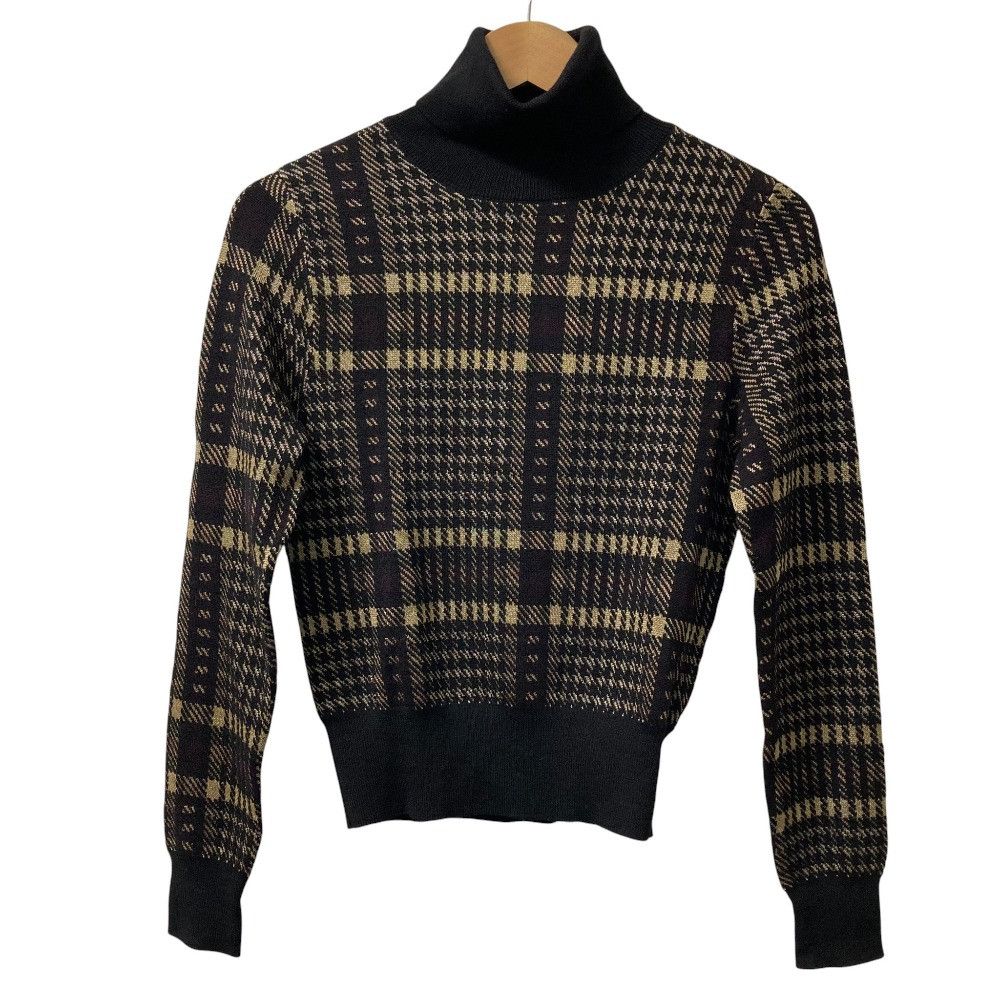 Other Other Dries Van Noten Checked Wool Turtleneck Knitwear Others Tops DUTY FREE for USA Size ONE SIZE - 1 Thumbnail