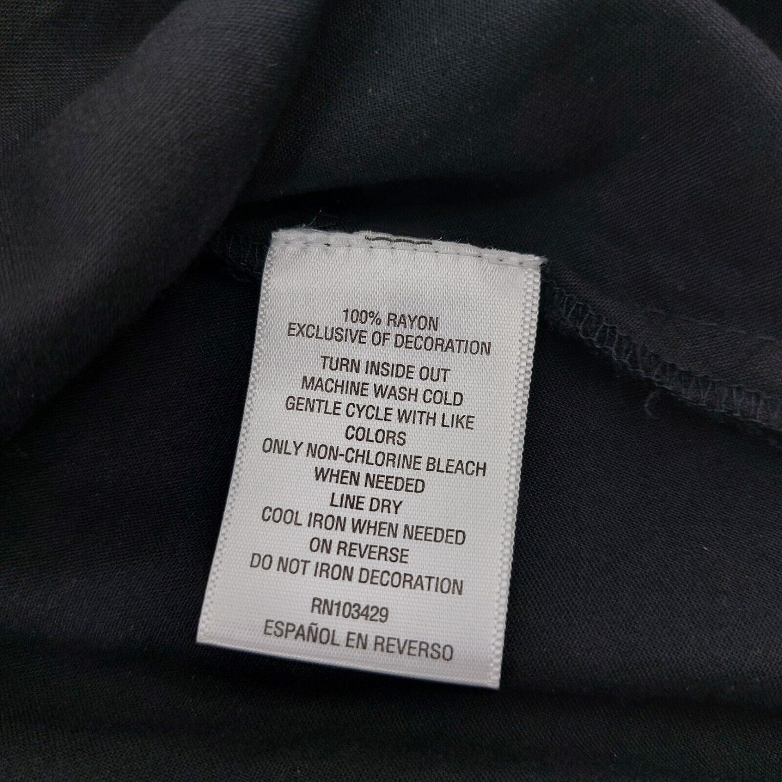Other JM Collection Womens Black 3/4 Sleeve Blouse Pleated Button Size XL / US 12-14 / IT 48-50 - 8 Thumbnail