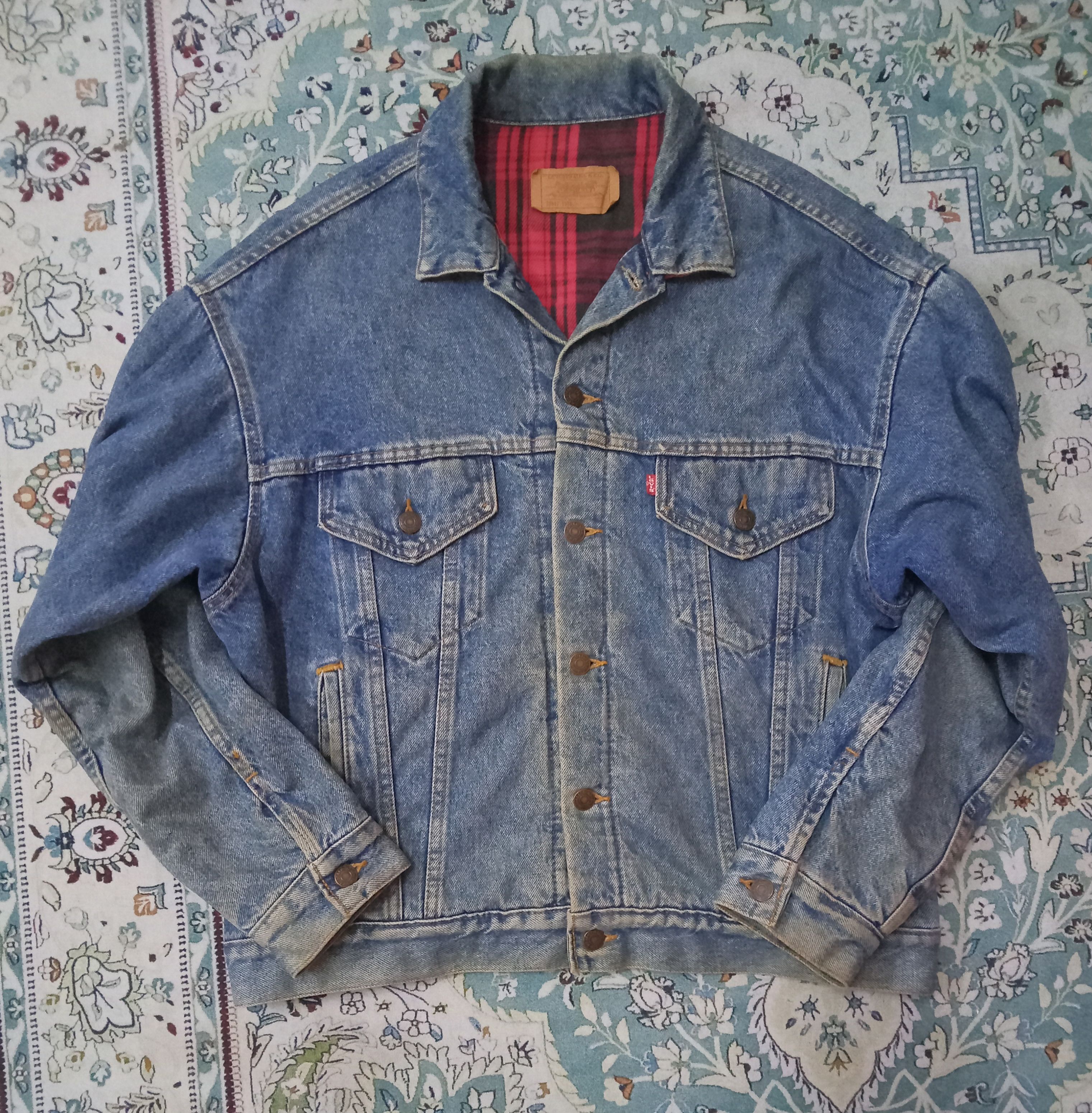 Levi's Levi's Denim With Lined Vintage Jacket Size US L / EU 52-54 / 3 - 1 Thumbnail
