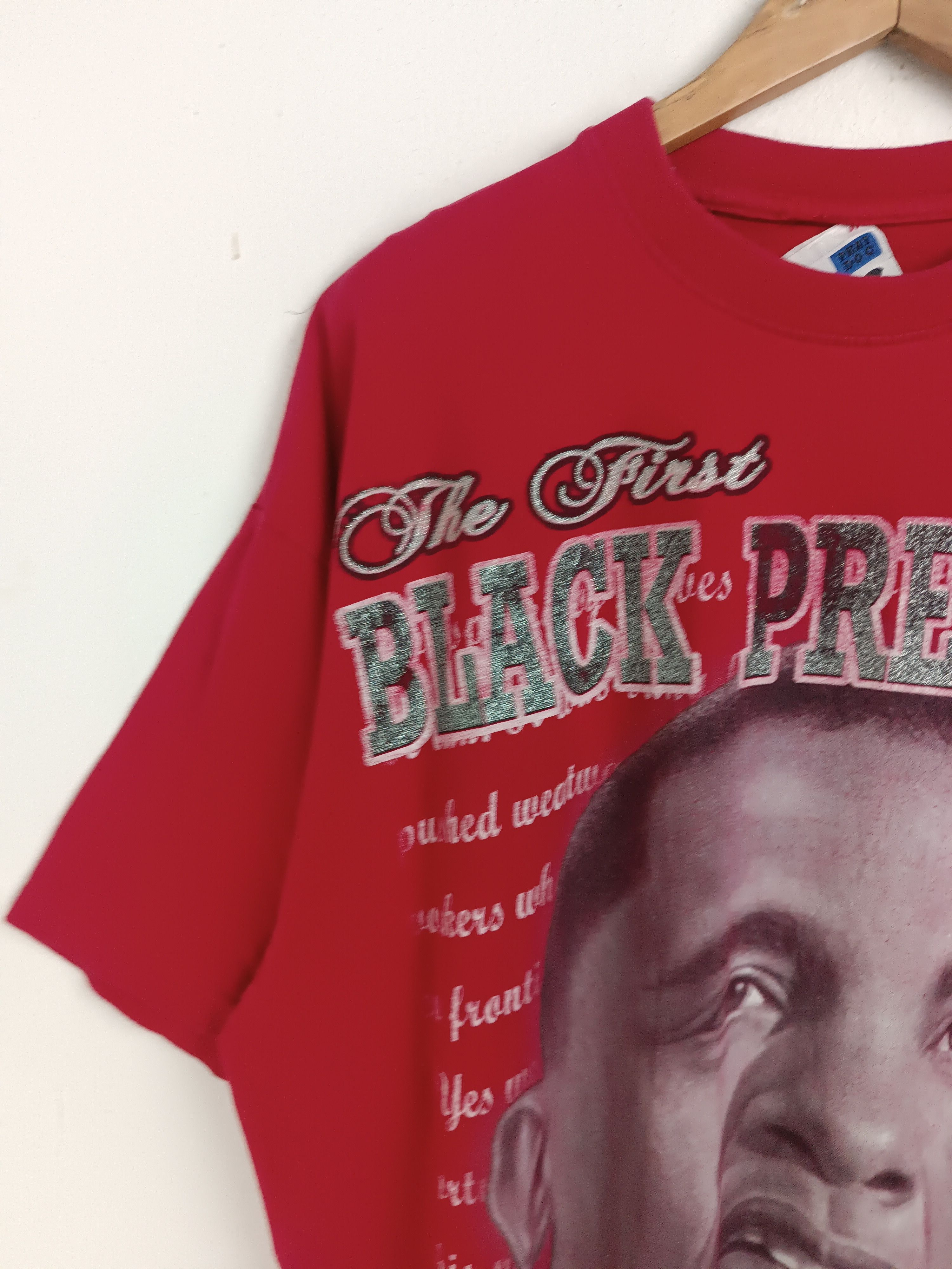Vintage VINTAGE 2008 THE FIRST BLACK PRESIDENT OBAMA VERY RARE PIECE Size US XXL / EU 58 / 5 - 5 Thumbnail