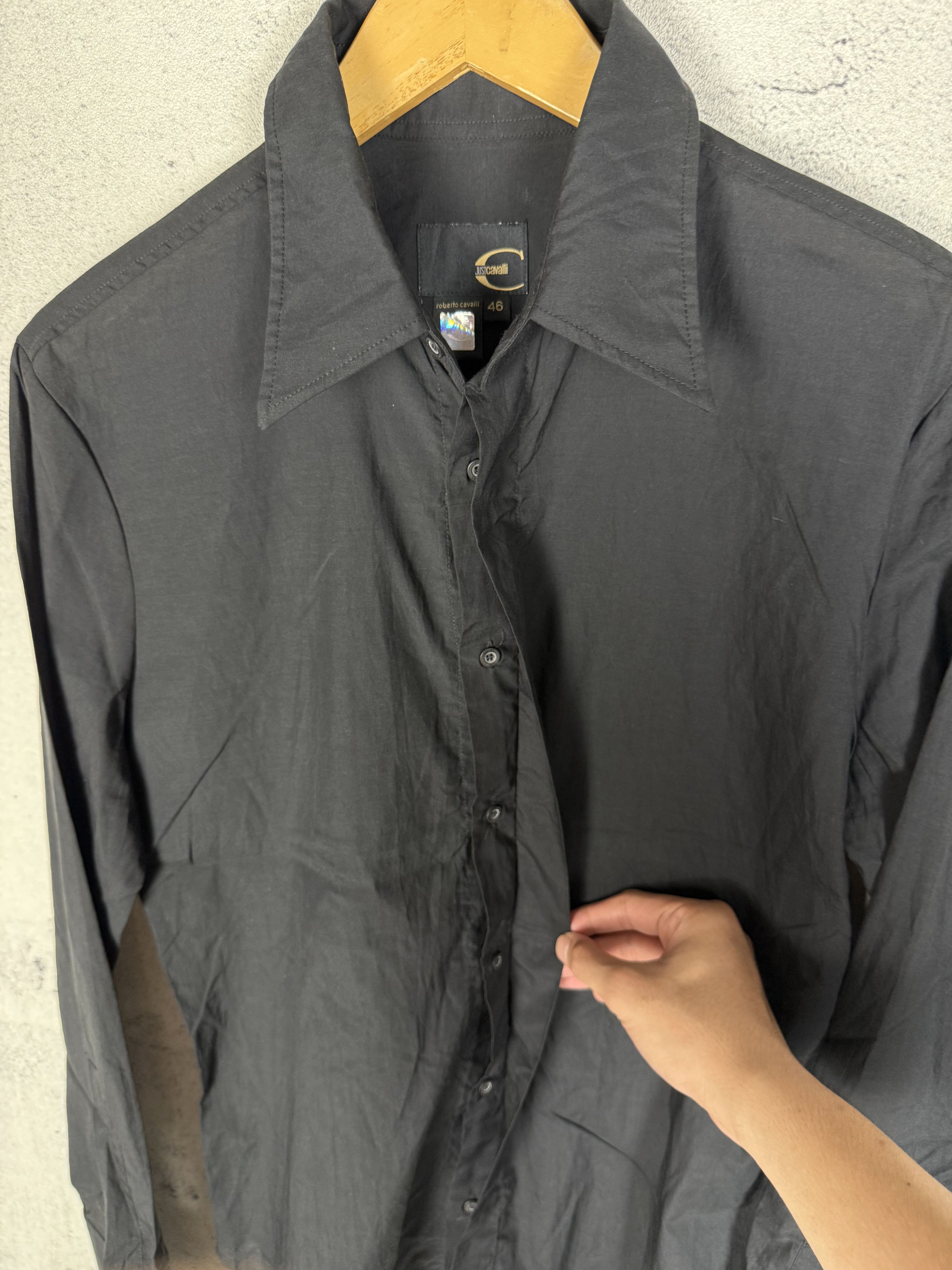 Just Cavalli Just Cavalli Black Shirt Size US S / EU 44-46 / 1 - 3 Thumbnail