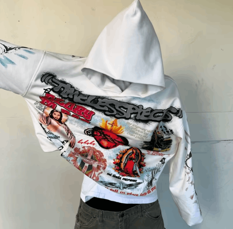 Japanese Brand casual oversized baggy hoodies Size US XL / EU 56 / 4 - 1 Thumbnail
