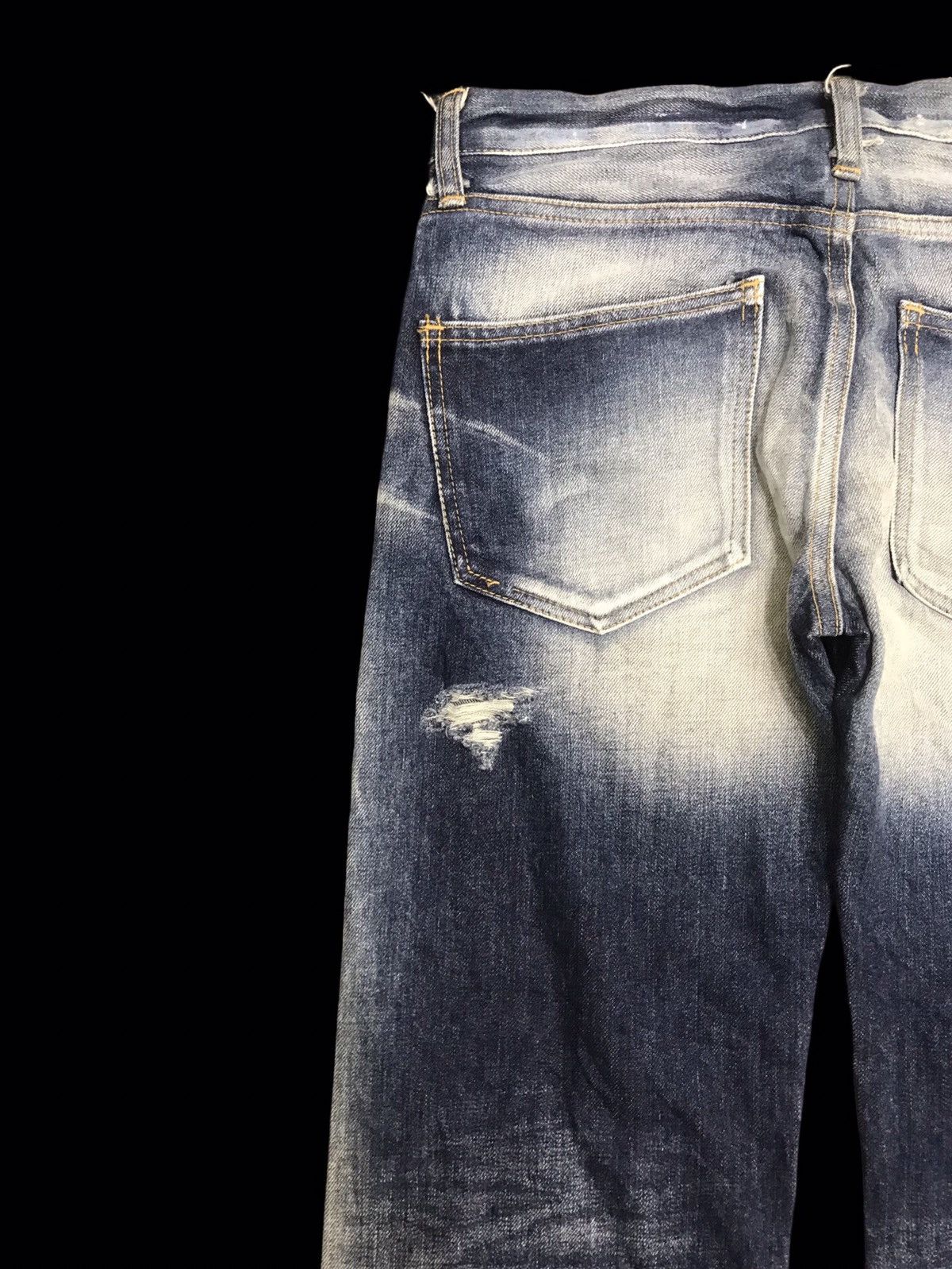 Japanese Brand 💥ARCHIVAL💥SELF TA SUPER STONEWASH DISTRESSED DENIM F295 Size US 30 / EU 46 - 12 Thumbnail