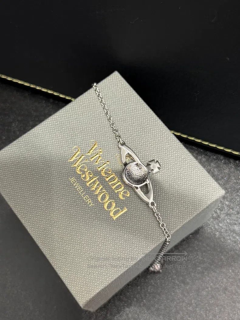 Vivienne Westwood Vivienne Westwood Glittering Saturn Bracelet Size ONE SIZE - 4 Thumbnail