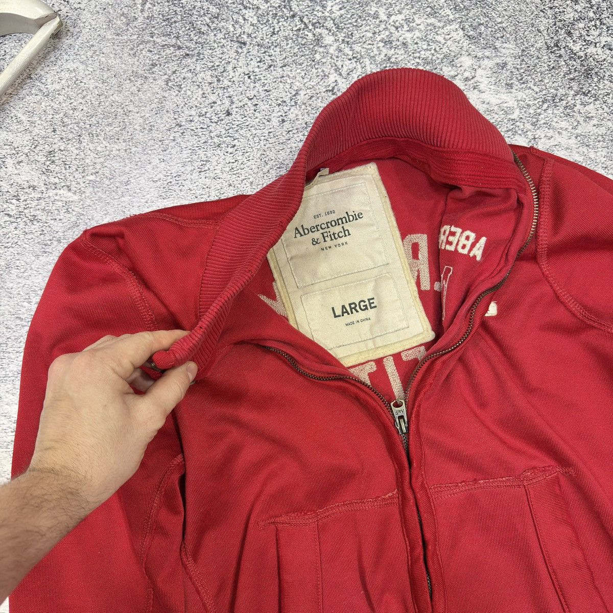 Abercrombie & Fitch Abercrombie & Fitch Mens Zip Up Sweater L Size Size US L / EU 52-54 / 3 - 7 Thumbnail