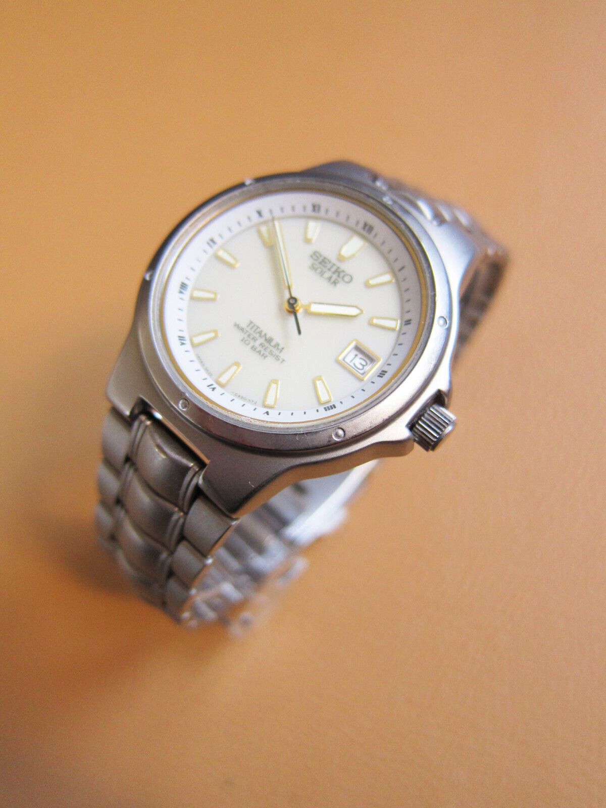 Seiko SEIKO 5K25-0A20 Solar Titanium Full Dial Lume Watch Size ONE SIZE - 3 Thumbnail