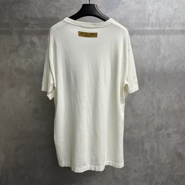 Louis Vuitton Louis Vuitton size 4l White caricature intarsia round neck Size US XXL / EU 58 / 5 - 5 Thumbnail
