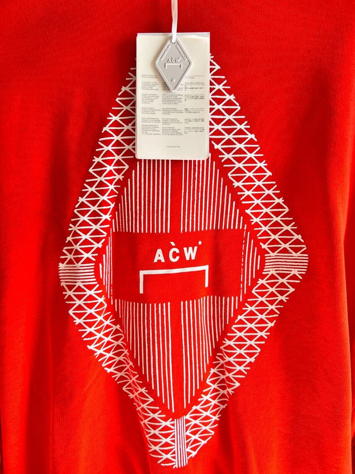 A-COLD-WALL* A-COLD-WALL* ACW Cotton Gradient Hoodie RED S Size US S / EU 44-46 / 1 - 2 Thumbnail