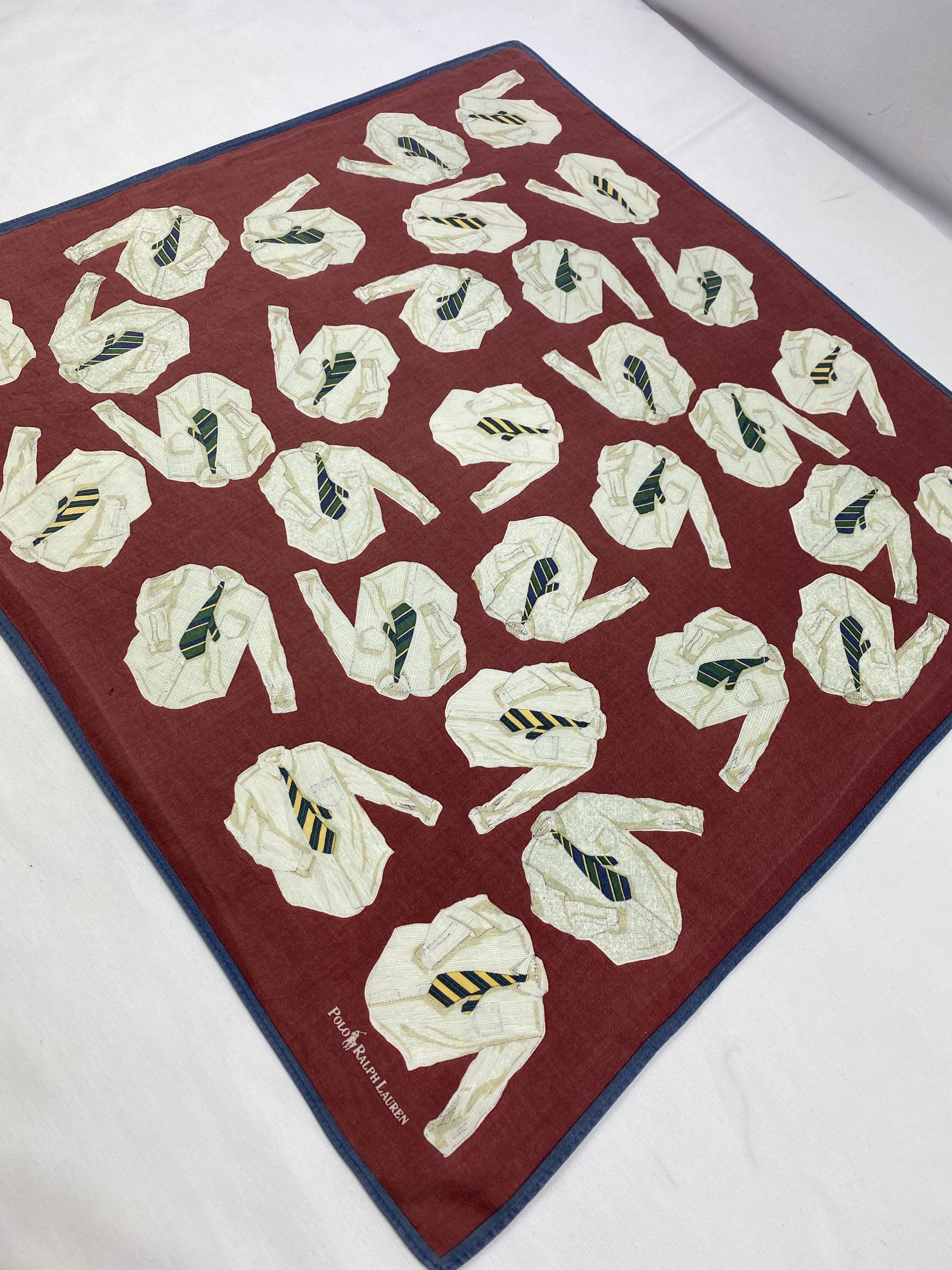 Polo Ralph Lauren × Vintage Polo Ralph Lauren Handkerchief / Bandana / Neckerchief Size ONE SIZE - 4 Thumbnail
