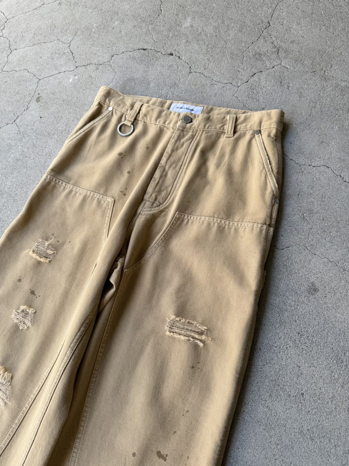 Etudes Etudes Studio 25SS Distressed Loose Carpenter Pants Size US 30 / EU 46 - 3 Thumbnail