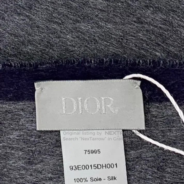 Dior Dior Dark blue CD letter embroidery mulberry silk tassel s Size ONE SIZE - 7 Thumbnail