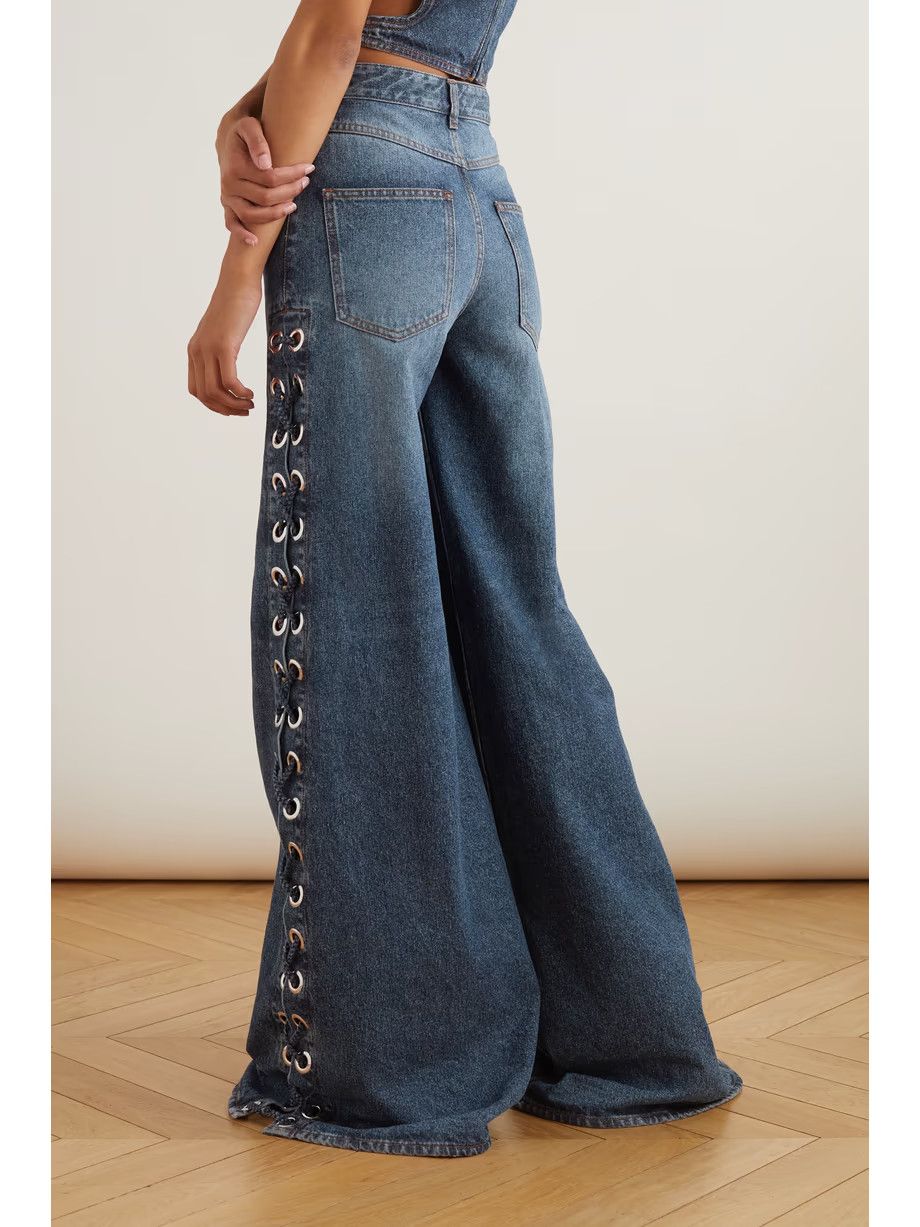 Chloe o1y0825 Denim Pant in Blue Size 27" / US 4 / IT 40 - 3 Thumbnail