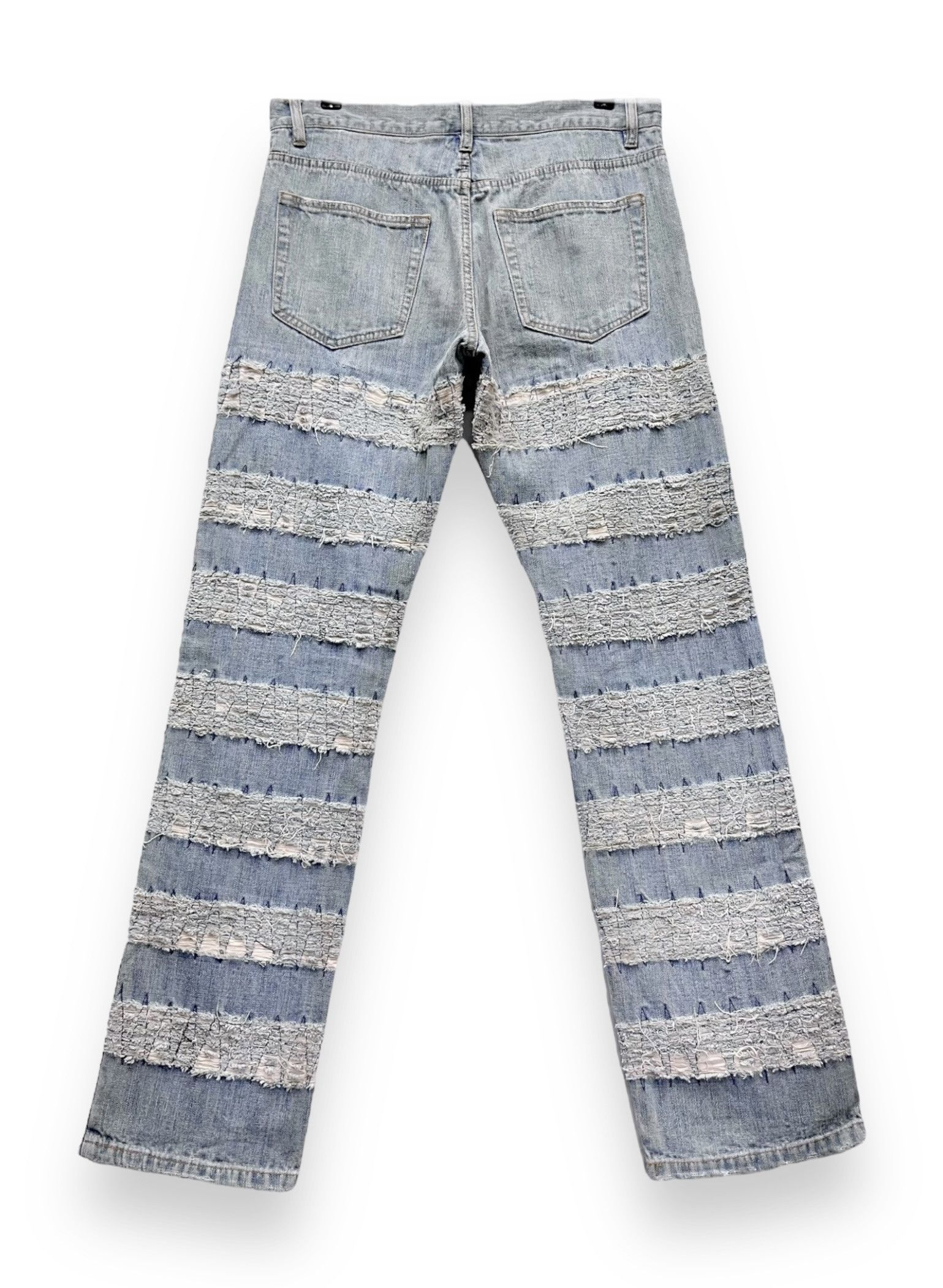 Addict Clothes Japan GUMU Hagi Distressed Design Lightwash Hysteric Glamour Style Size US 32 / EU 48 - 2 Thumbnail