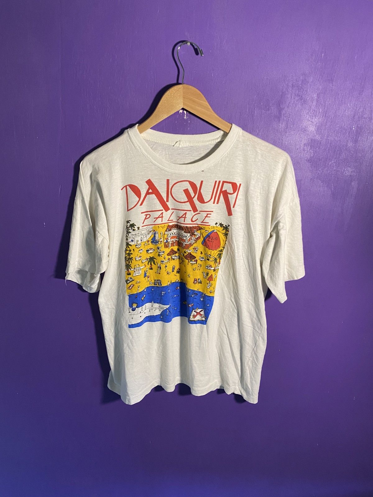 Other Vintage 80s Daiquiri palace tourist art tee Size US L / EU 52-54 / 3 - 1 Thumbnail