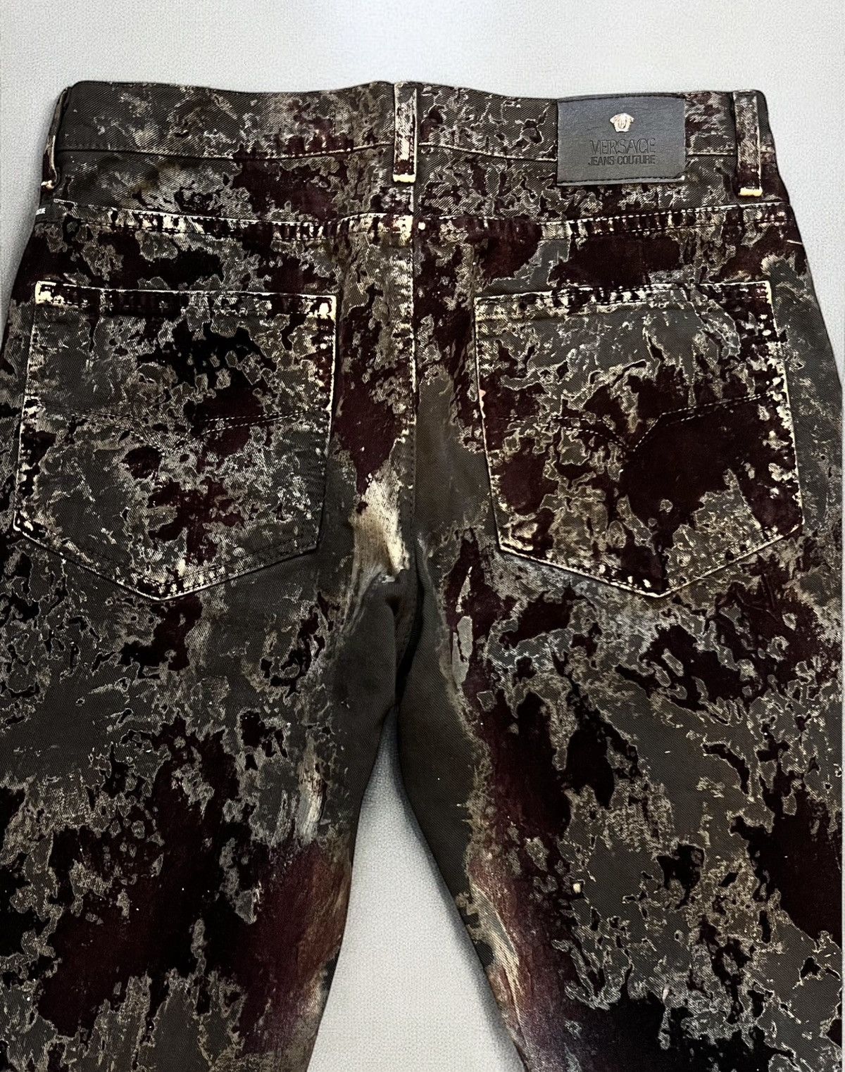 Versace Versace Jeans Couture AW2003 „Blood Effect” Pants Size US 30 / EU 46 - 4 Thumbnail