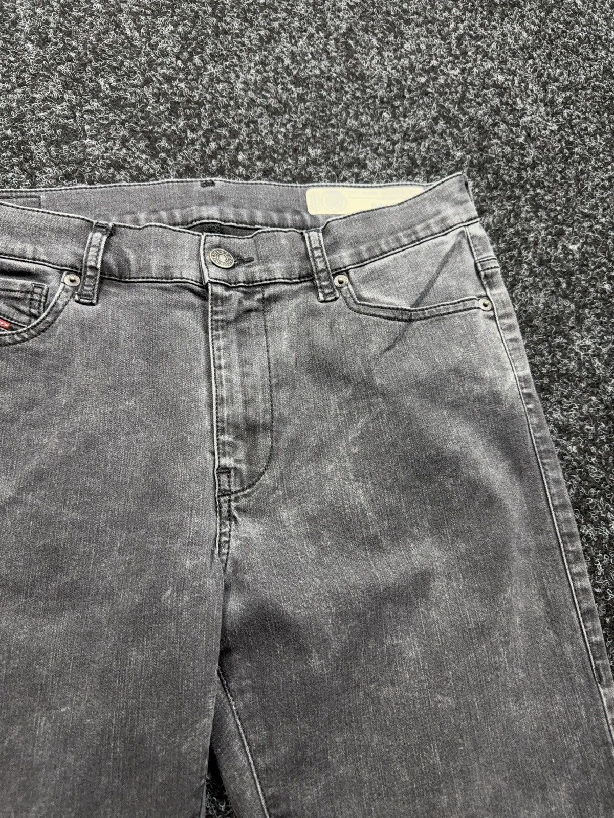 Diesel Luxury 00s Diesel D-Roisin Grey Wash Super Skinny Y2K Jeans Size 30" / US 8 / IT 44 - 6 Thumbnail