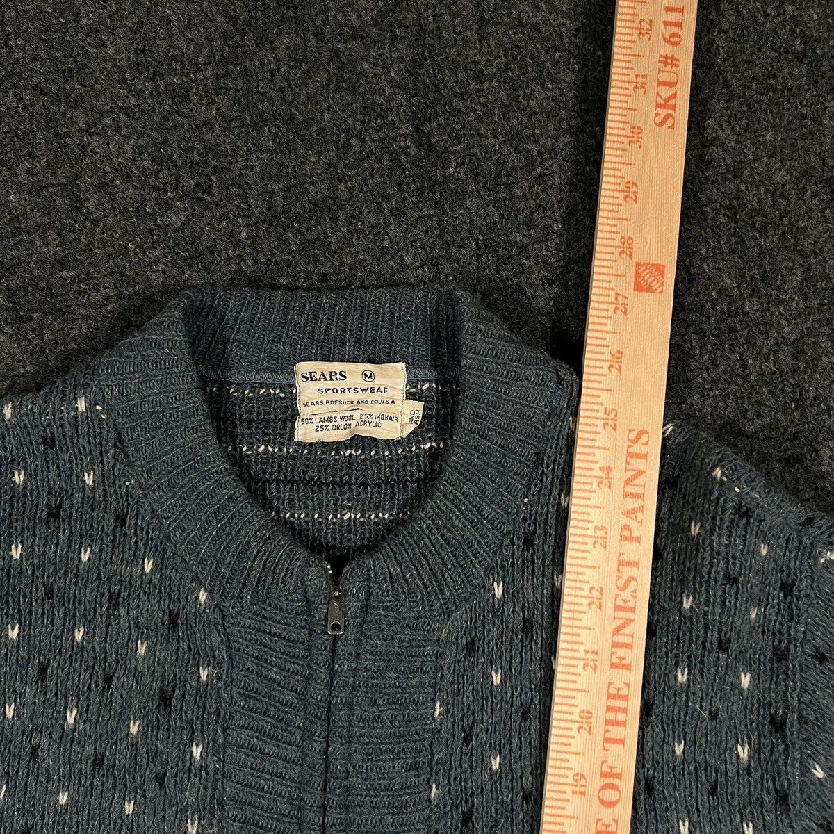 Sears VINTAGE Sears Roebuck Cardigan Full Zip Size US M / EU 48-50 / 2 - 8 Thumbnail