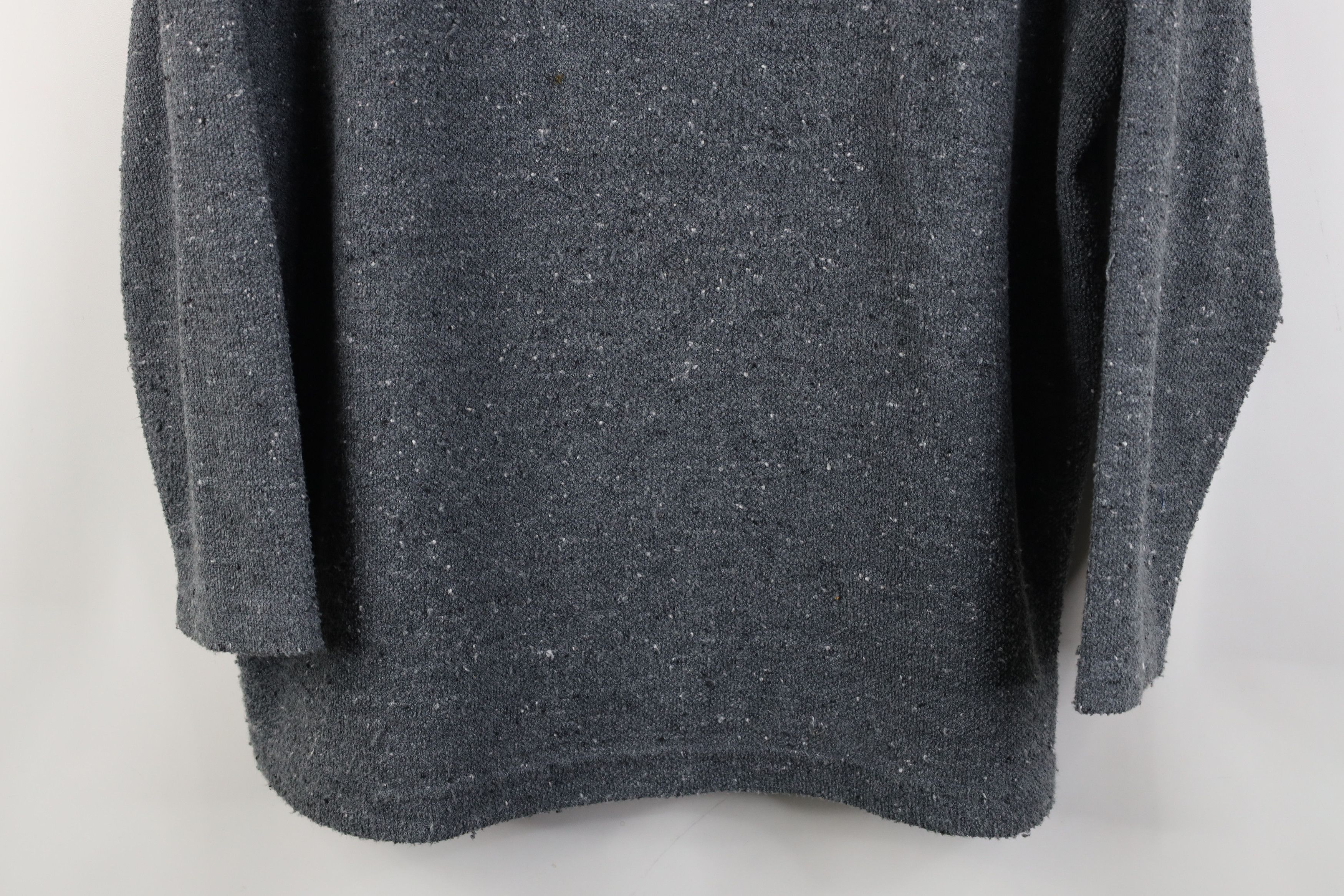 Vintage Vintage 90s Streetwear Thermal Knit Clasp Henley Sweater Size L / US 10 / IT 46 - 3 Thumbnail