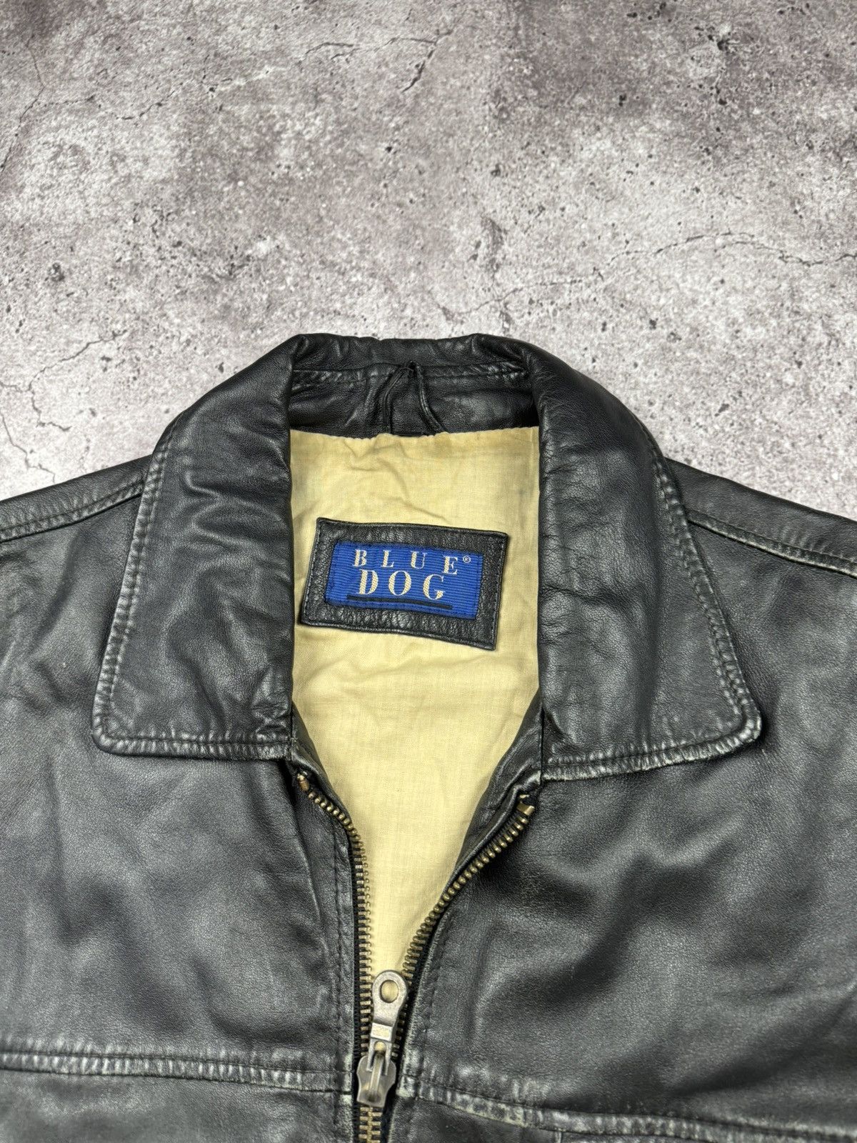 Japanese Brand Vintage Leather Vest 90’s Distressed Biker Jacket Vest Y2K Size US L / EU 52-54 / 3 - 3 Thumbnail