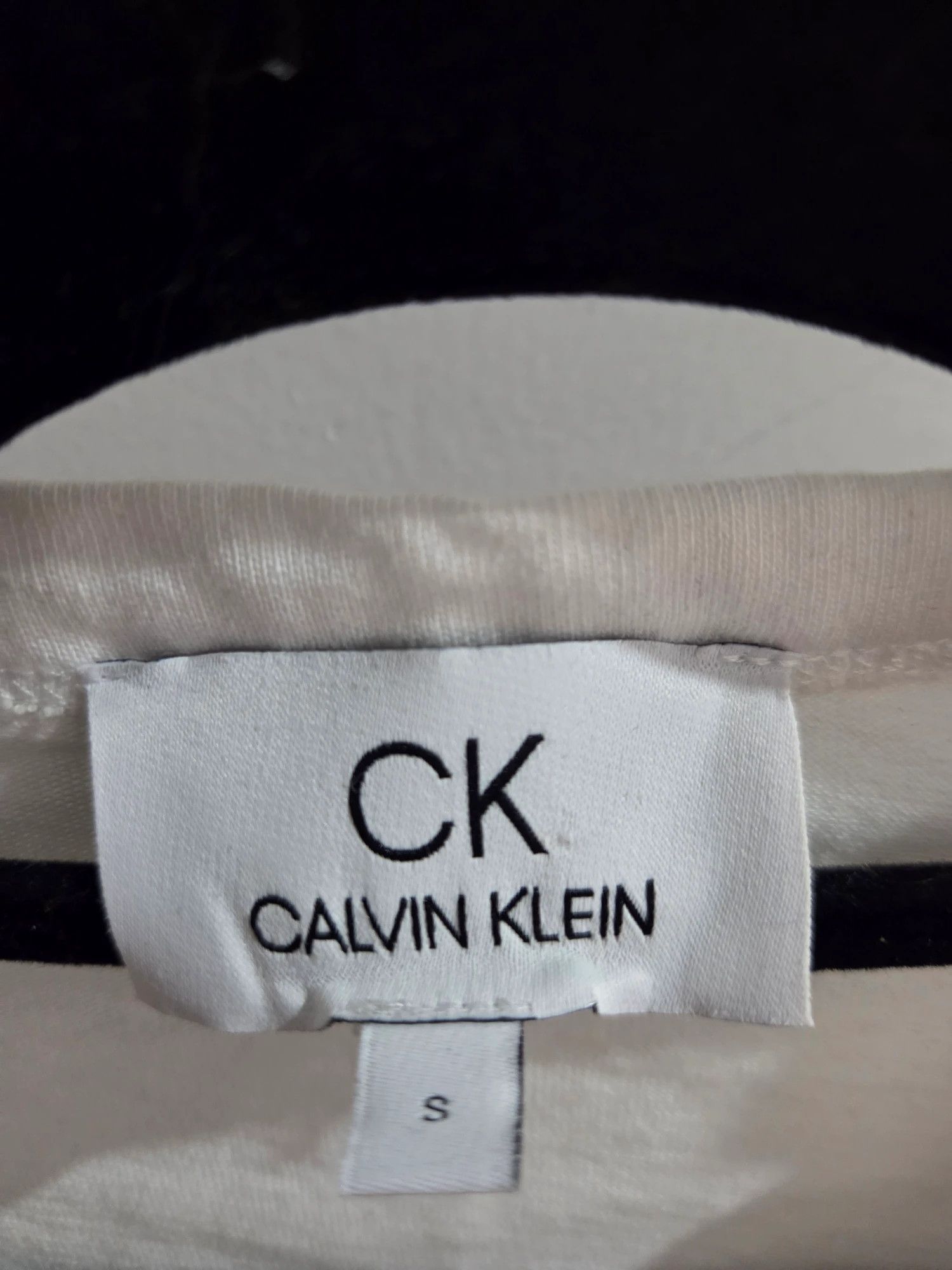 Calvin Klein CK Calvin Klein Women's White Short Sleeve Crew Neck T-Shirt Size S Size S / US 4 / IT 40 - 2 Thumbnail