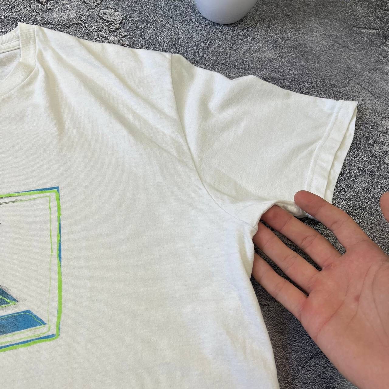 Quiksilver Vintage Y2K White Quicksilver Boxy Fit T-Shirt,Size XL Size US XL / EU 56 / 4 - 3 Thumbnail
