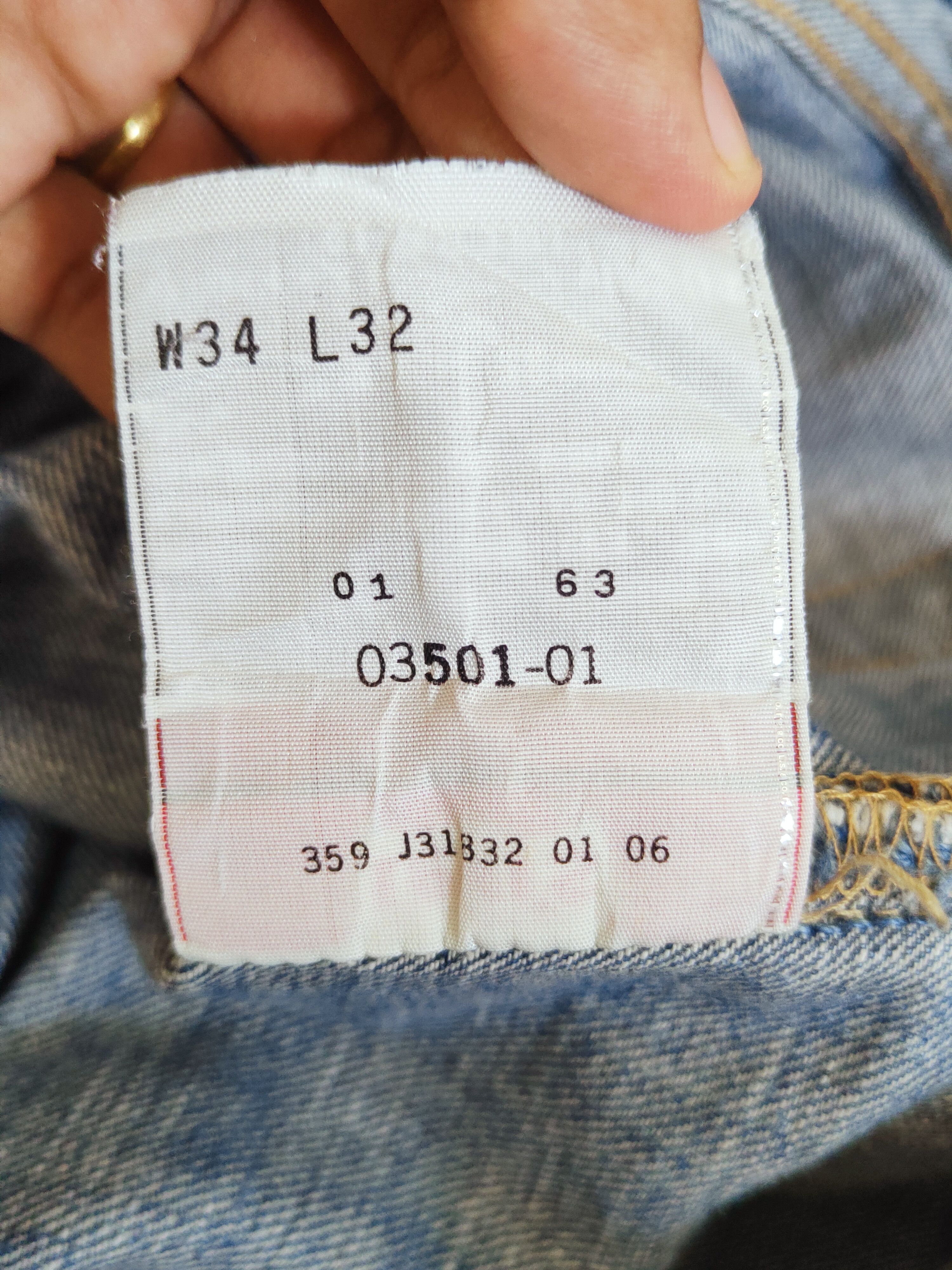 Levi's Levi's Blue Distressed Ripped Jeans #S2664 Size US 35 - 17 Thumbnail