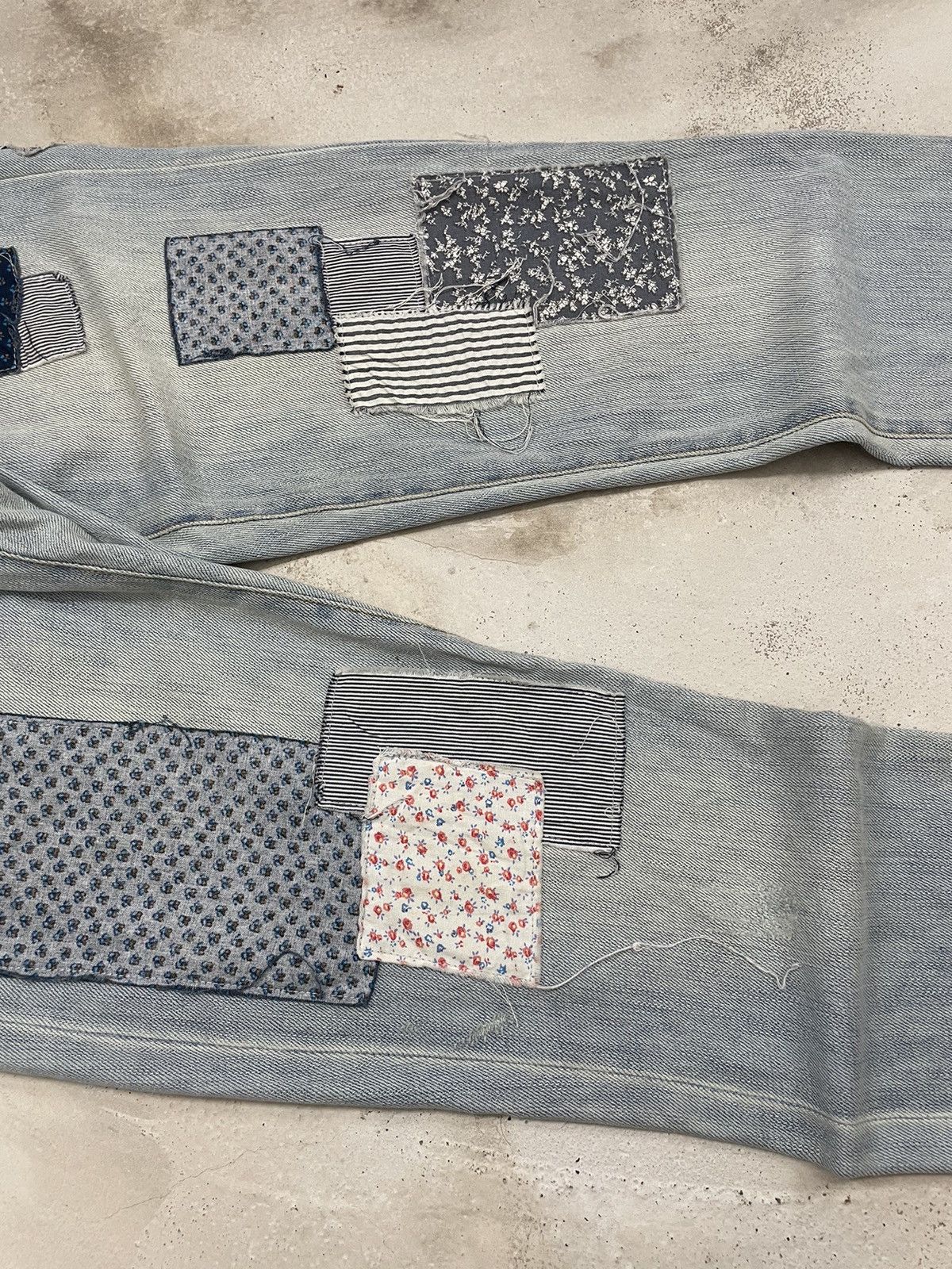 Designer × Japanese Brand Gap 1969 Summer Wear Soft Distress Denim Kapital Boro Style Size US 31 - 8 Thumbnail