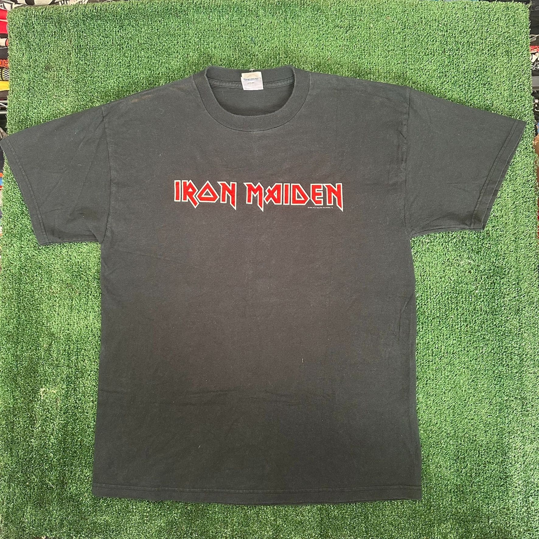 Iron Maiden Vintage Y2K Iron Maiden Logo T-Shirt Heavy Metal Band Tee Size US L / EU 52-54 / 3 - 1 Thumbnail
