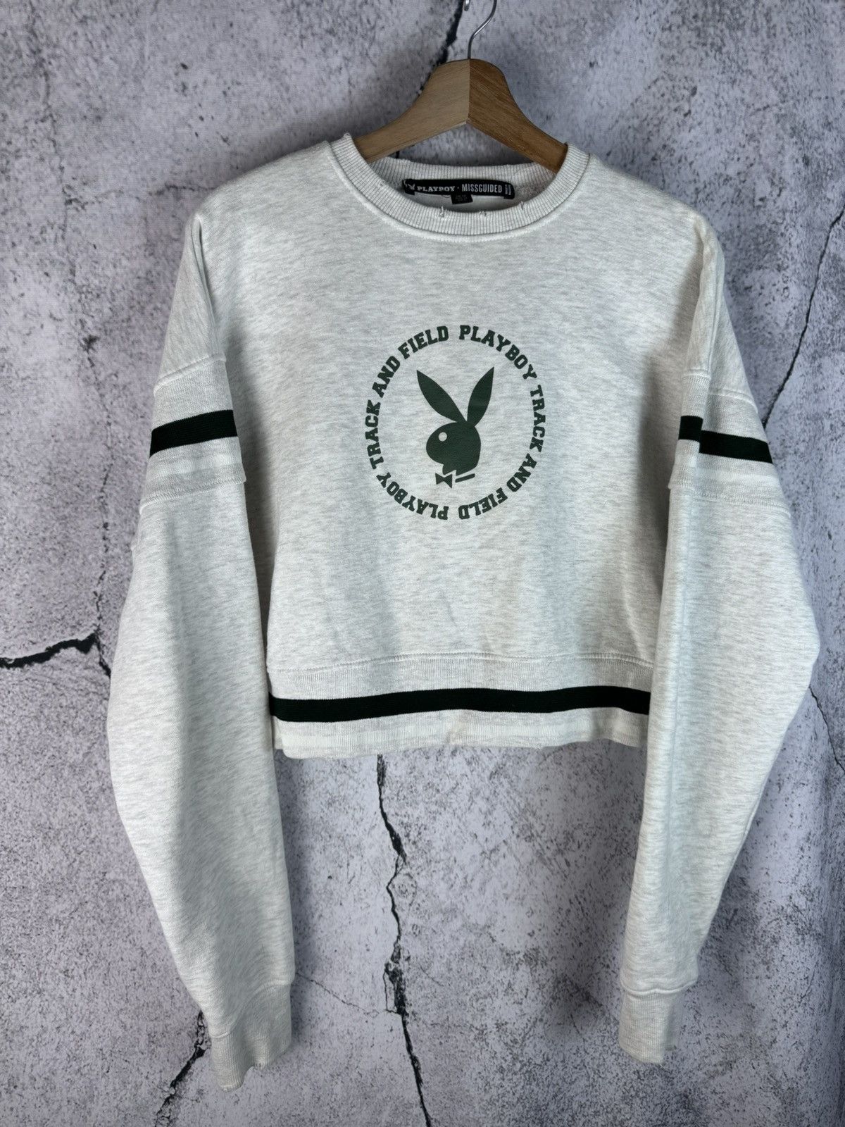 Playboy Playboy Sweatshirt Tops Cropped Long Sleeve Size M / US 6-8 / IT 42-44 - 1 Thumbnail