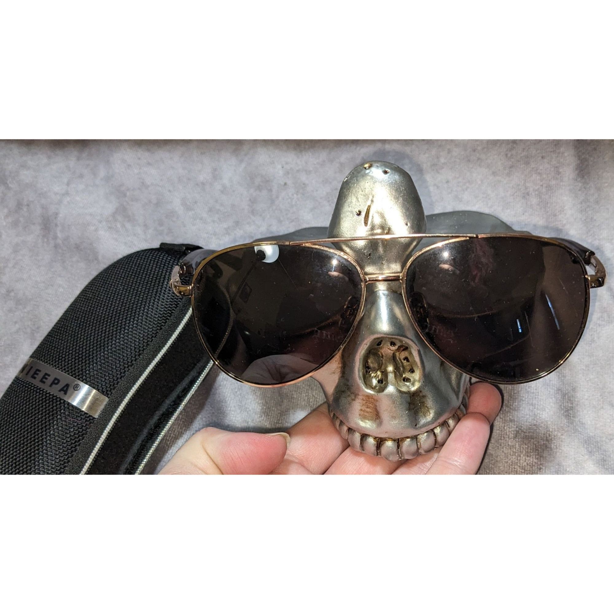 Other Rose Gold Tortoise Shell Aviator Sunglasses With Protective Size ONE SIZE - 2 Thumbnail
