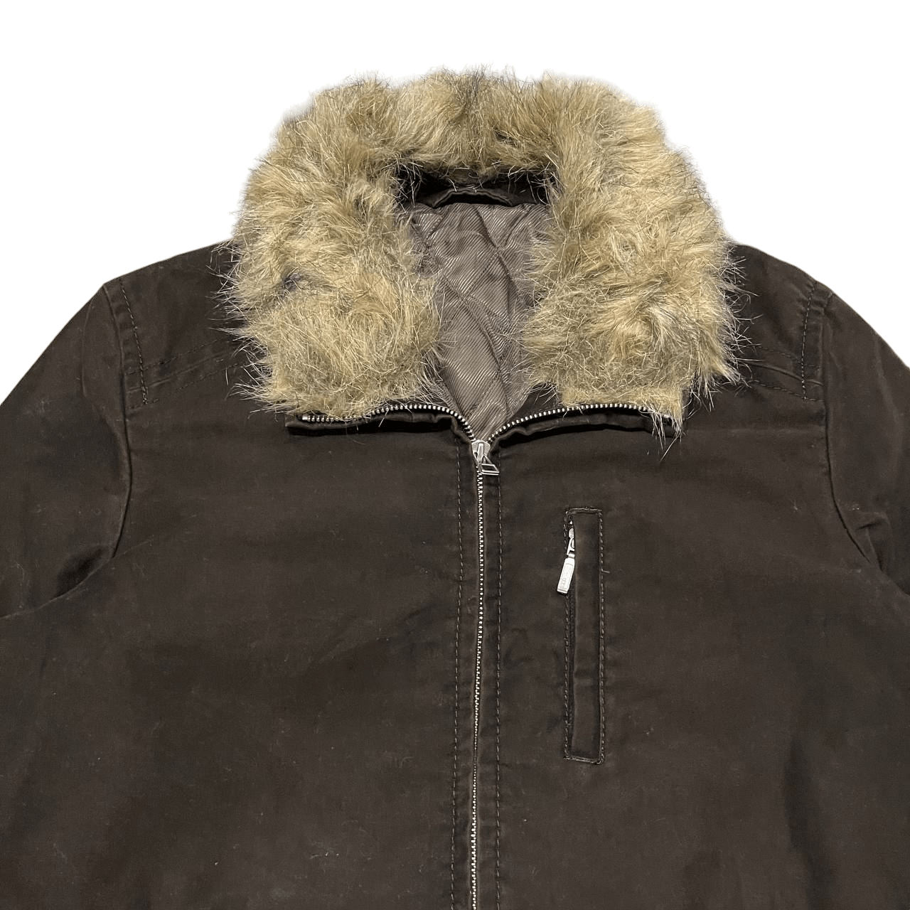 ABAHOUSE Vintage Abahouse Faux Fur Zipper Jacket Size US M / EU 48-50 / 2 - 2 Thumbnail