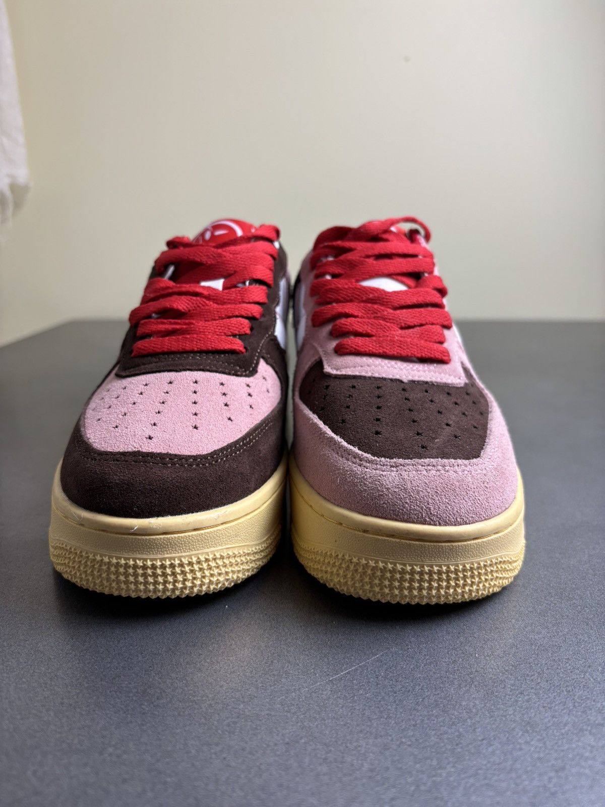 Soulja Boy YUMS Banana Split AF1 Sneakers Dropout Rap Shoes