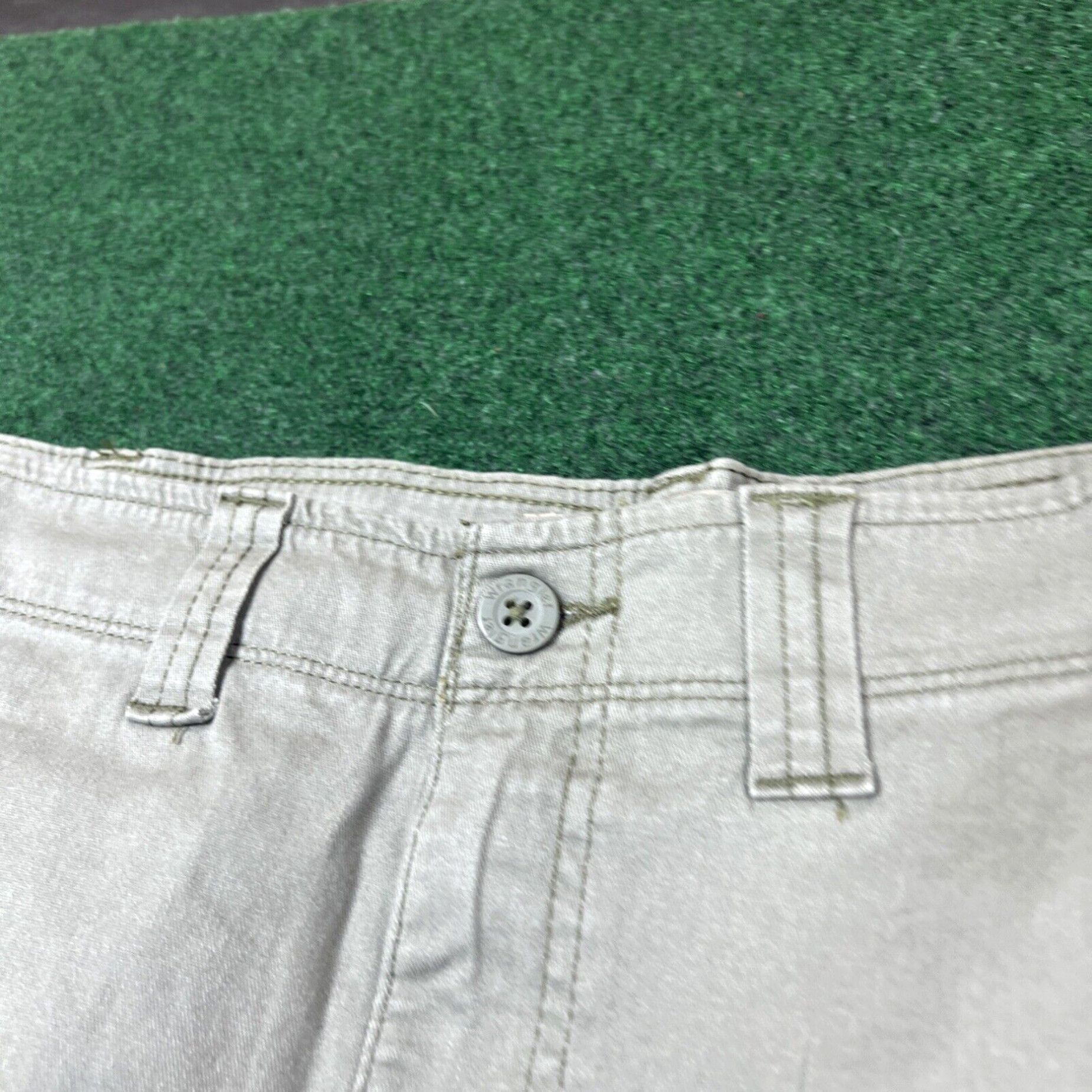 Wrangler Mens Wrangler Green Cargo/Chino Shorts 52” Waist NWT Size US 36 / EU 52 - 3 Thumbnail
